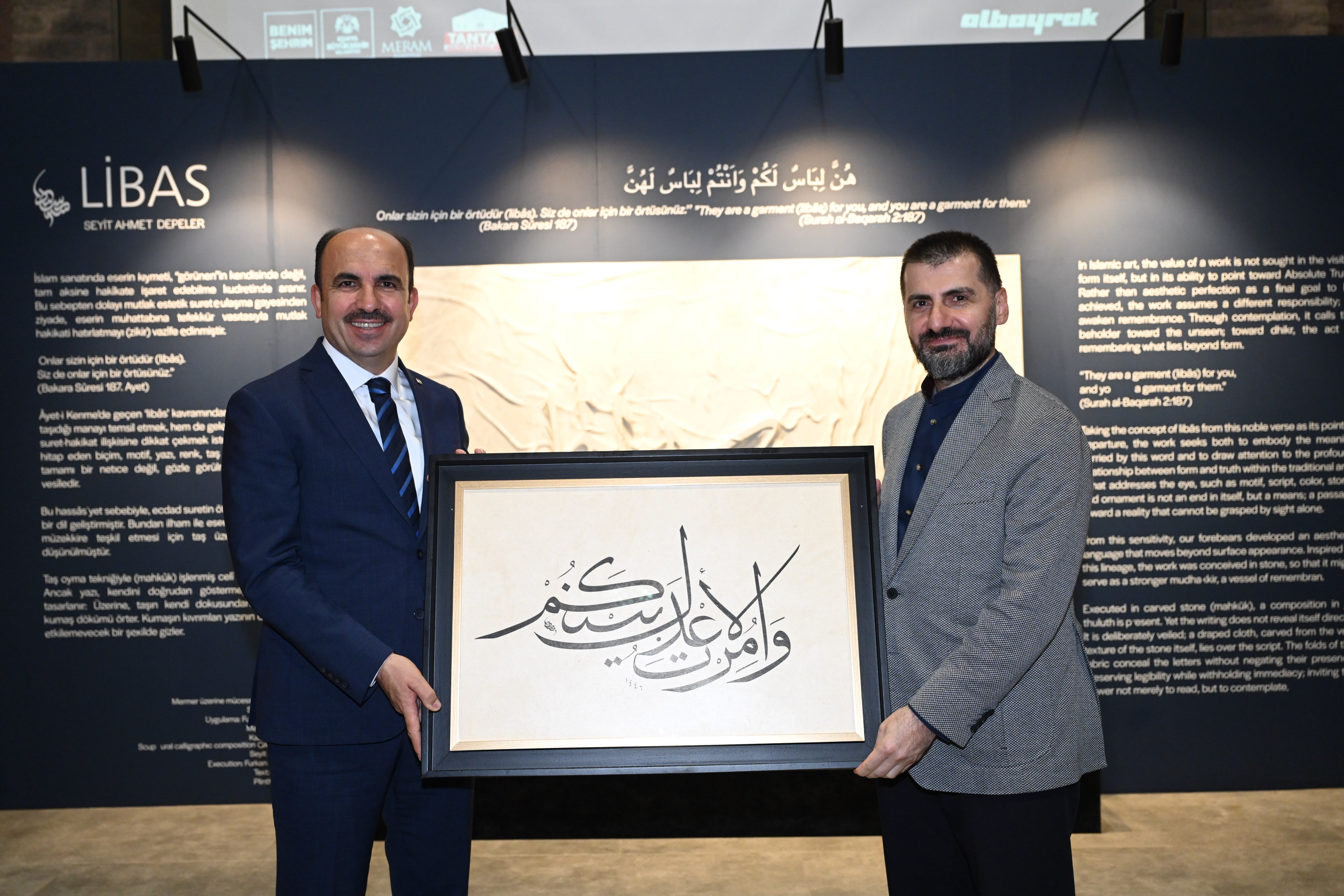 KONYA BÜYÜKŞEHİR’İN KATKILARIYLA “HANE” İSLAM SANATLARI SERGİSİ TANTAVİ KÜLTÜR SANAT MERKEZİ’NDE AÇILDI