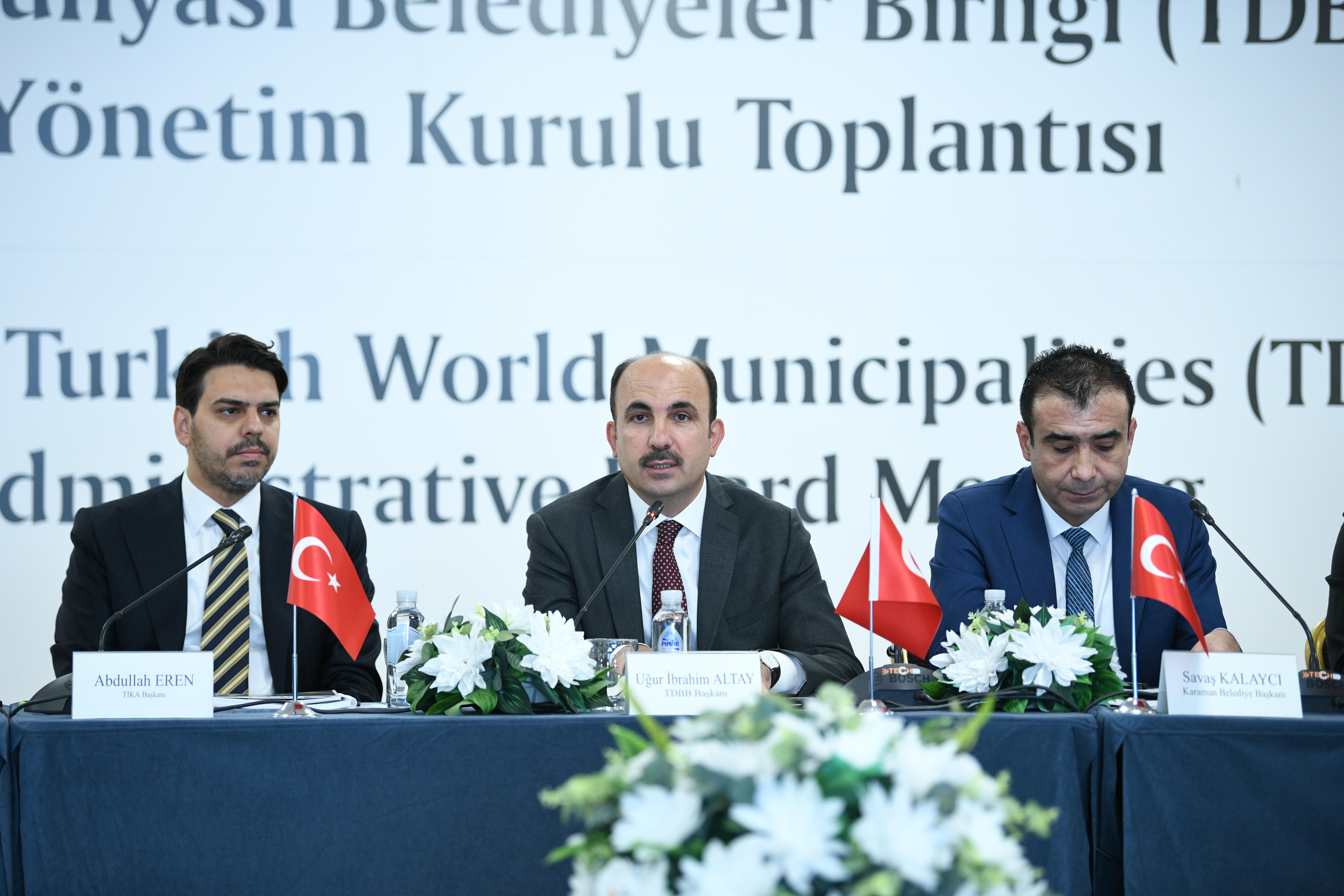TDBB BAŞKANI ALTAY: “KERKÜK, TÜRK DÜNYASI BELEDİYELER BİRLİĞİ’NİN RESMİ ÜYESİ OLDU”