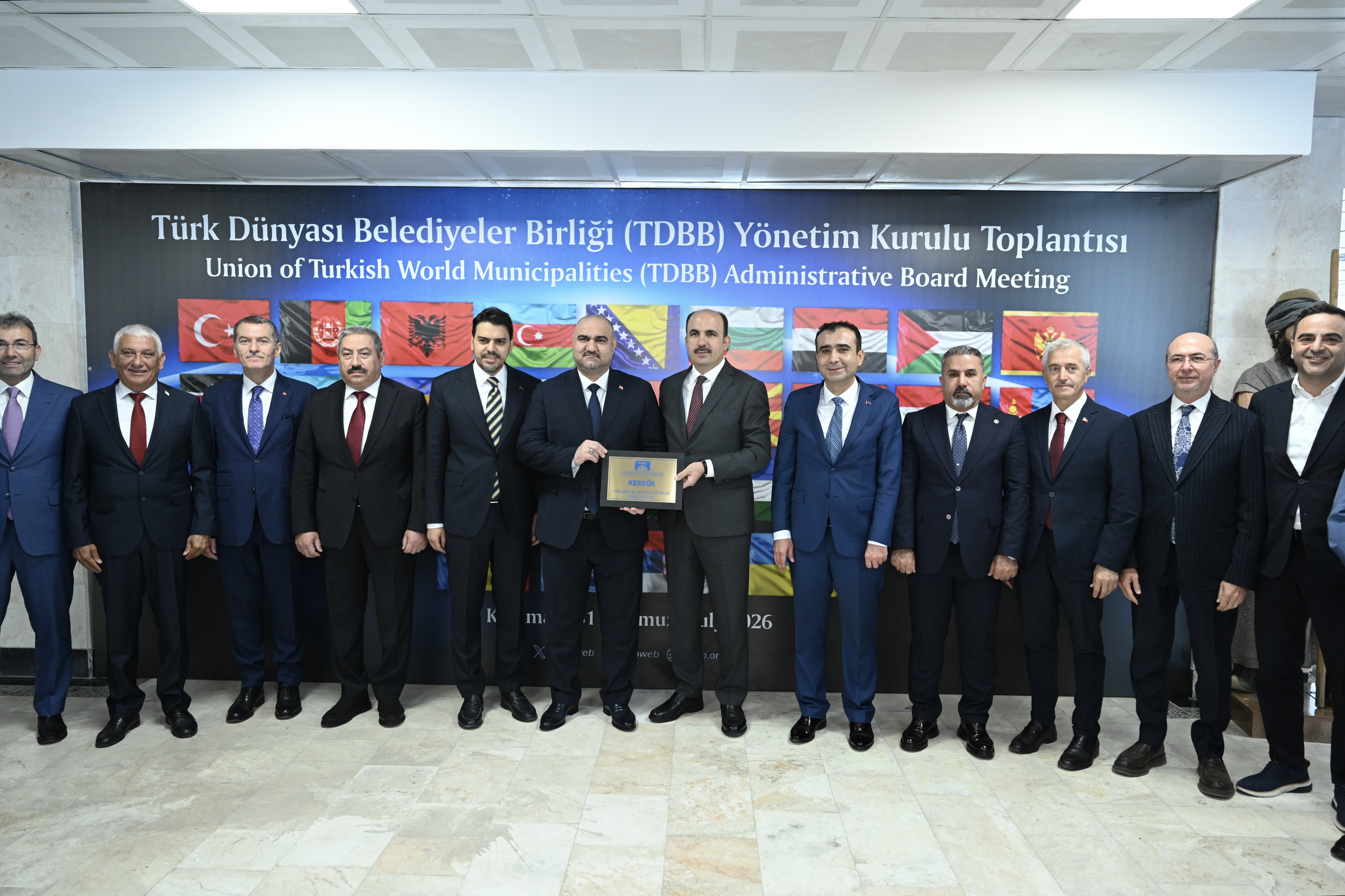 TDBB BAŞKANI ALTAY: “KERKÜK, TÜRK DÜNYASI BELEDİYELER BİRLİĞİ’NİN RESMİ ÜYESİ OLDU”