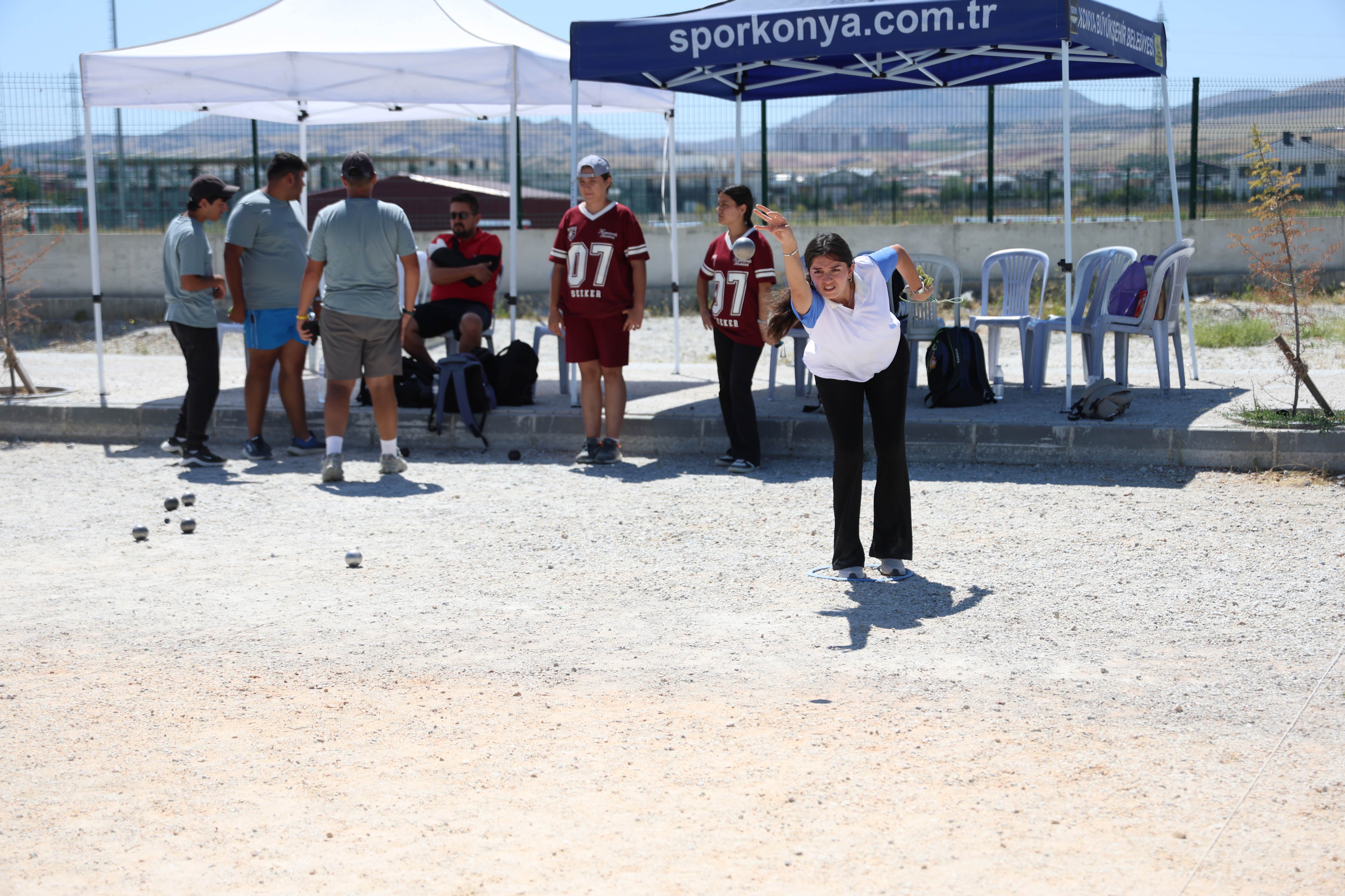 KONYA’DA 3. ULUSLARARASI BOCCE TURNUVASI HEYECANI YAŞANIYOR