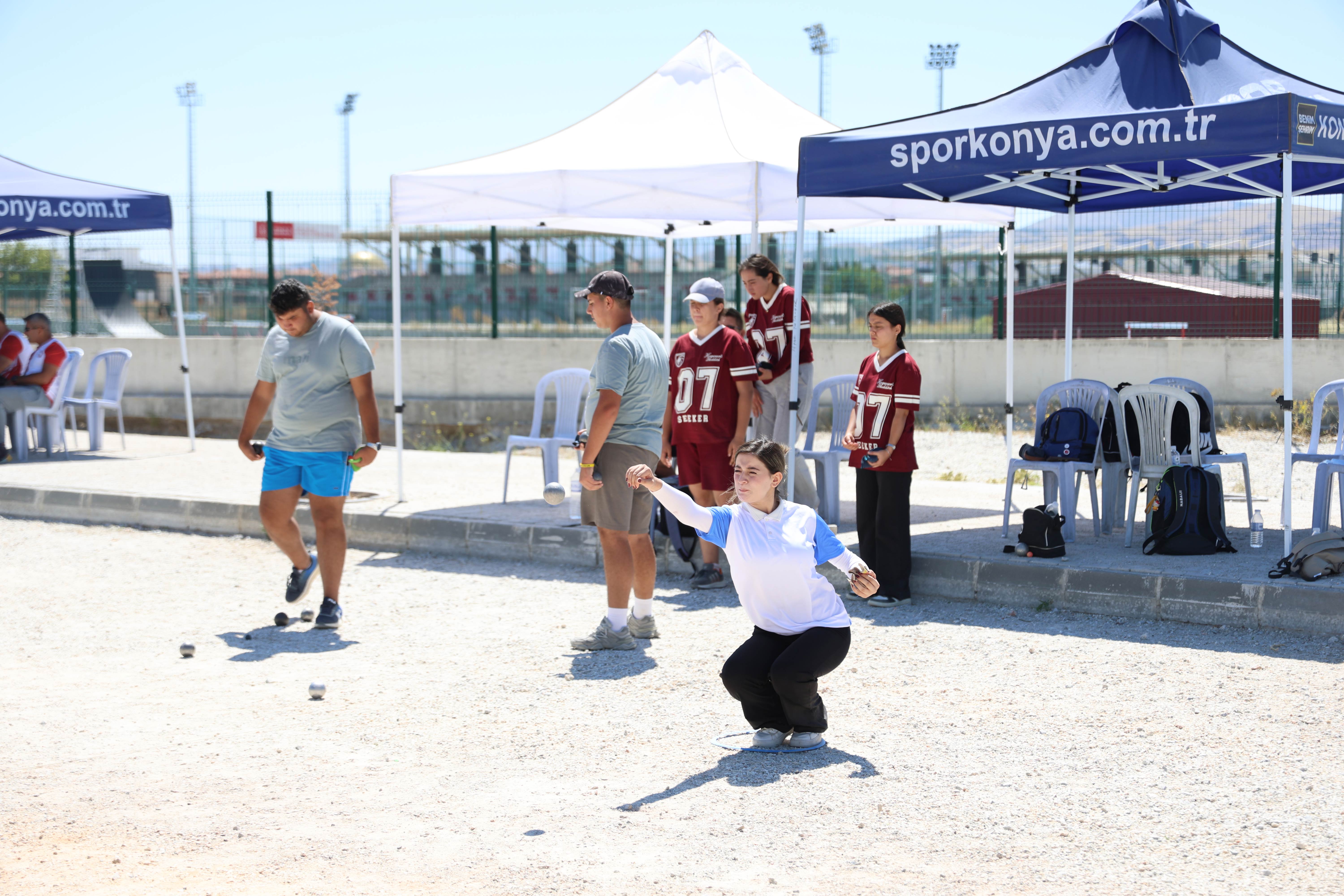 KONYA’DA 3. ULUSLARARASI BOCCE TURNUVASI HEYECANI YAŞANIYOR