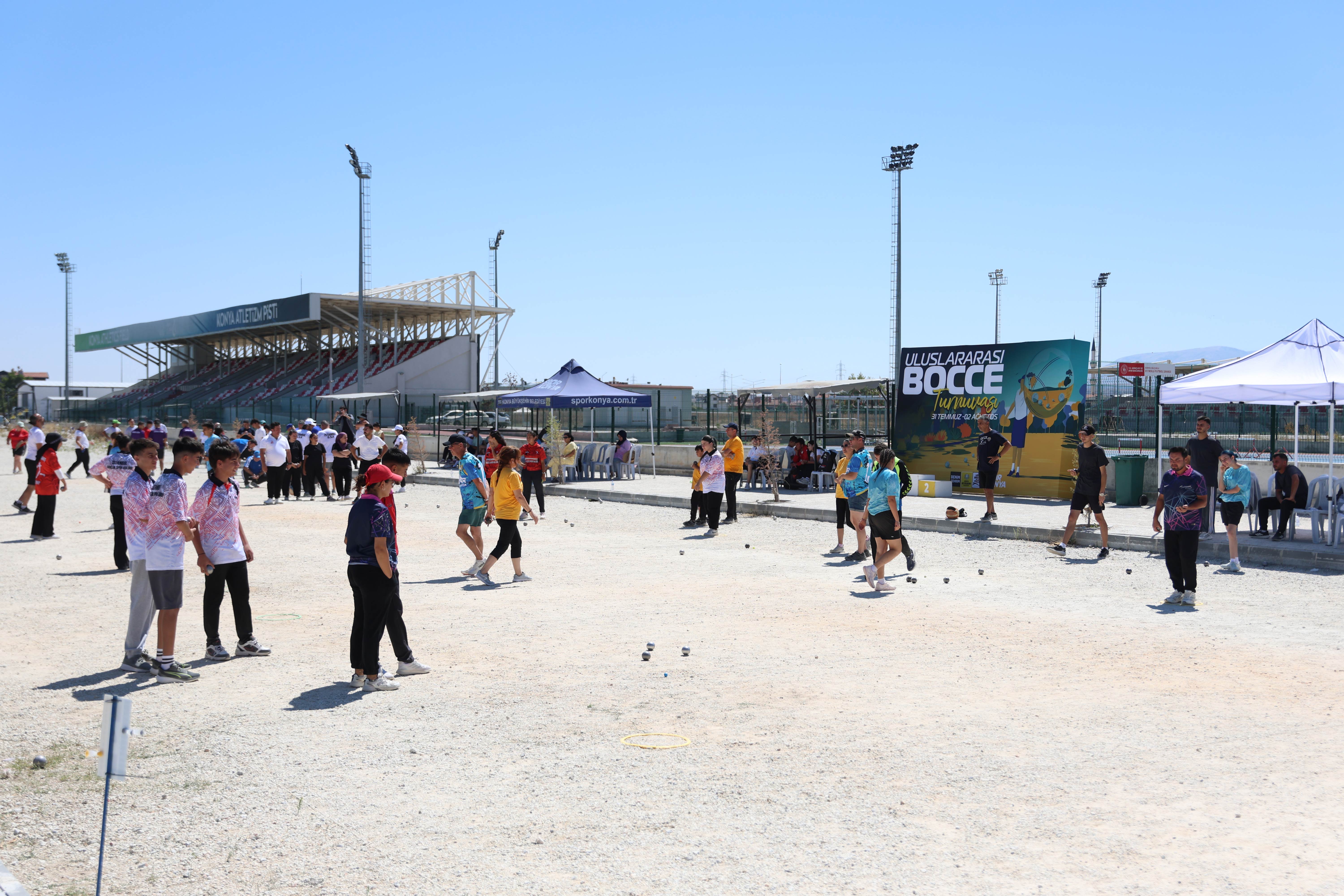 KONYA’DA 3. ULUSLARARASI BOCCE TURNUVASI HEYECANI YAŞANIYOR