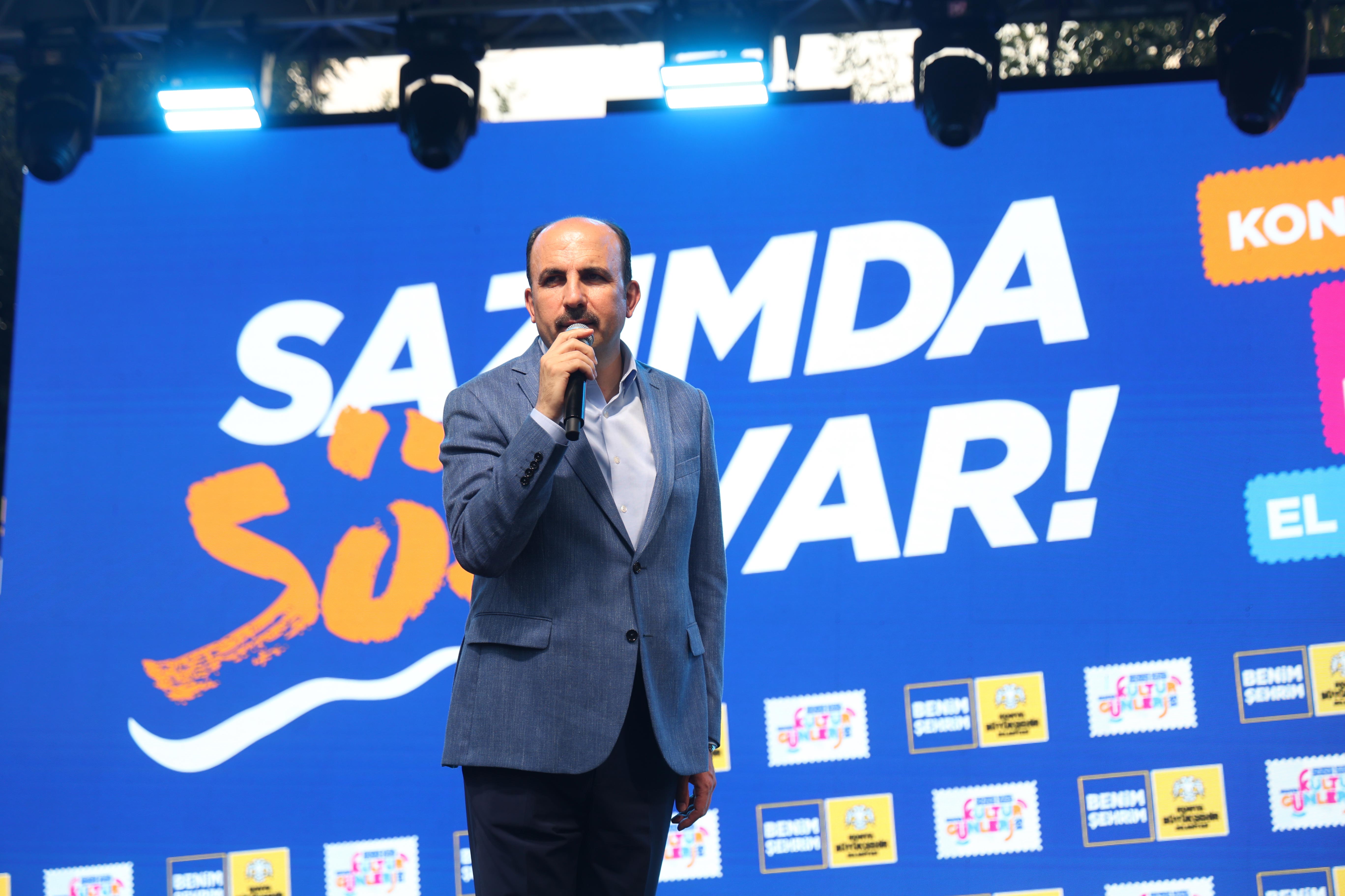 BAŞKAN ALTAY “SAZIMDA SÖZ VAR” ETKİNLİĞİNDE BOZKIRLILARLA BULUŞTU
