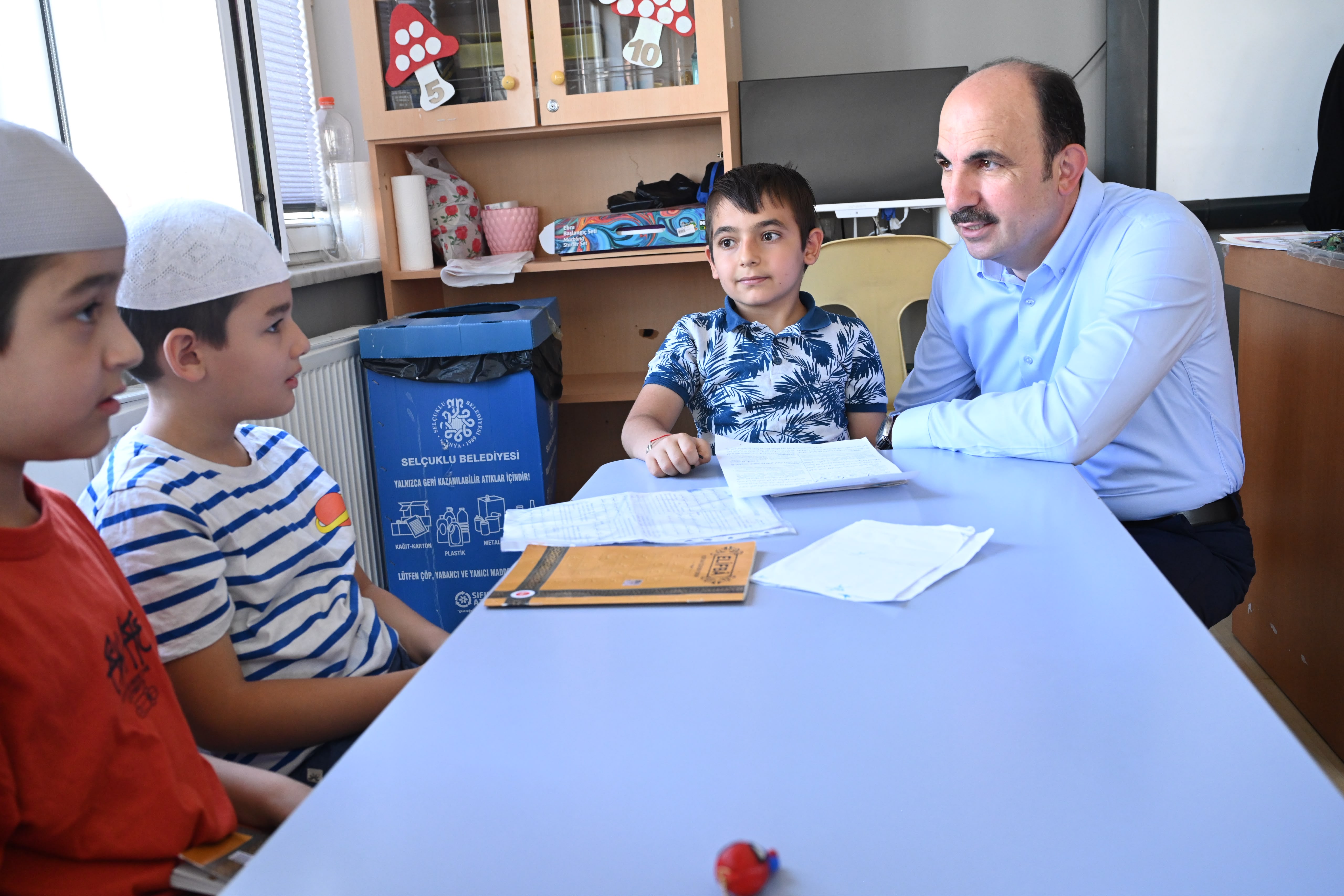 BAŞKAN ALTAY, HALİT EROĞLU KUR’AN KURSU’NDA ÖĞRENCİLERLE BİR ARAYA GELDİ