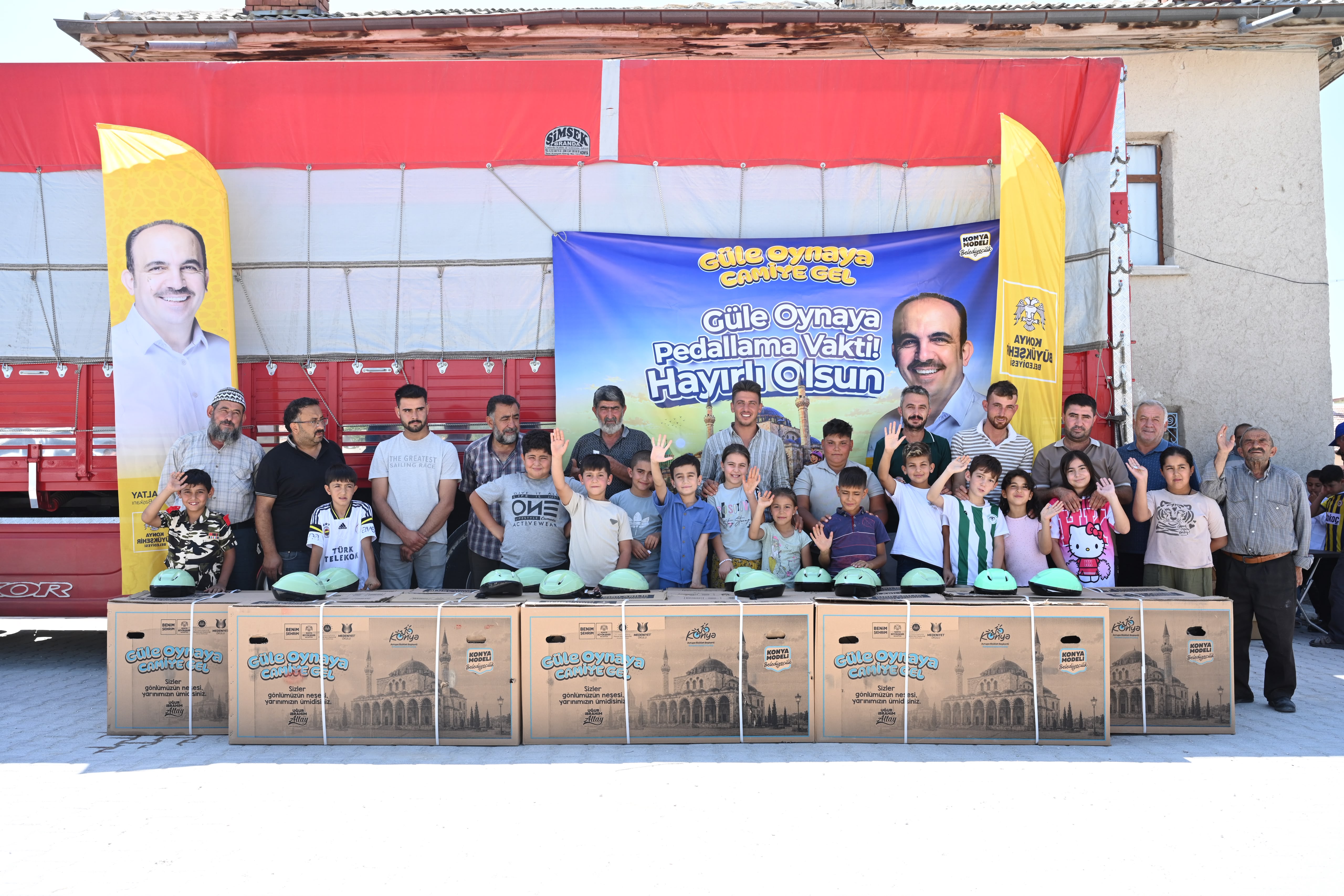 “GÜLE OYNAYA CAMİYE GEL” PROJESİNDE HAK KAZANAN 13 BİN ÇOCUĞA BİSİKLET DAĞITIMI BAŞLADI