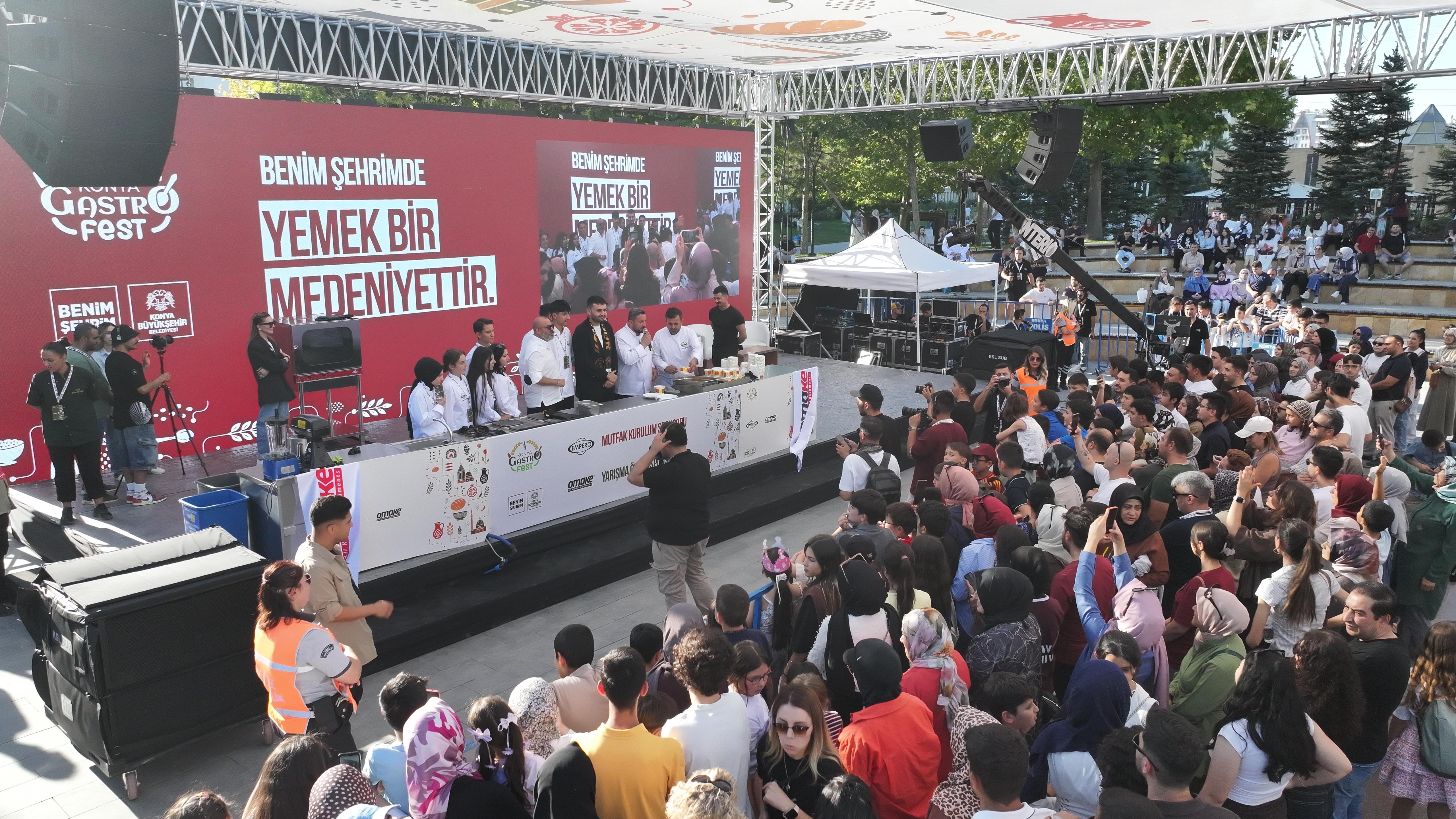 4. KONYA GASTROFEST HEYECANI BAŞLADI