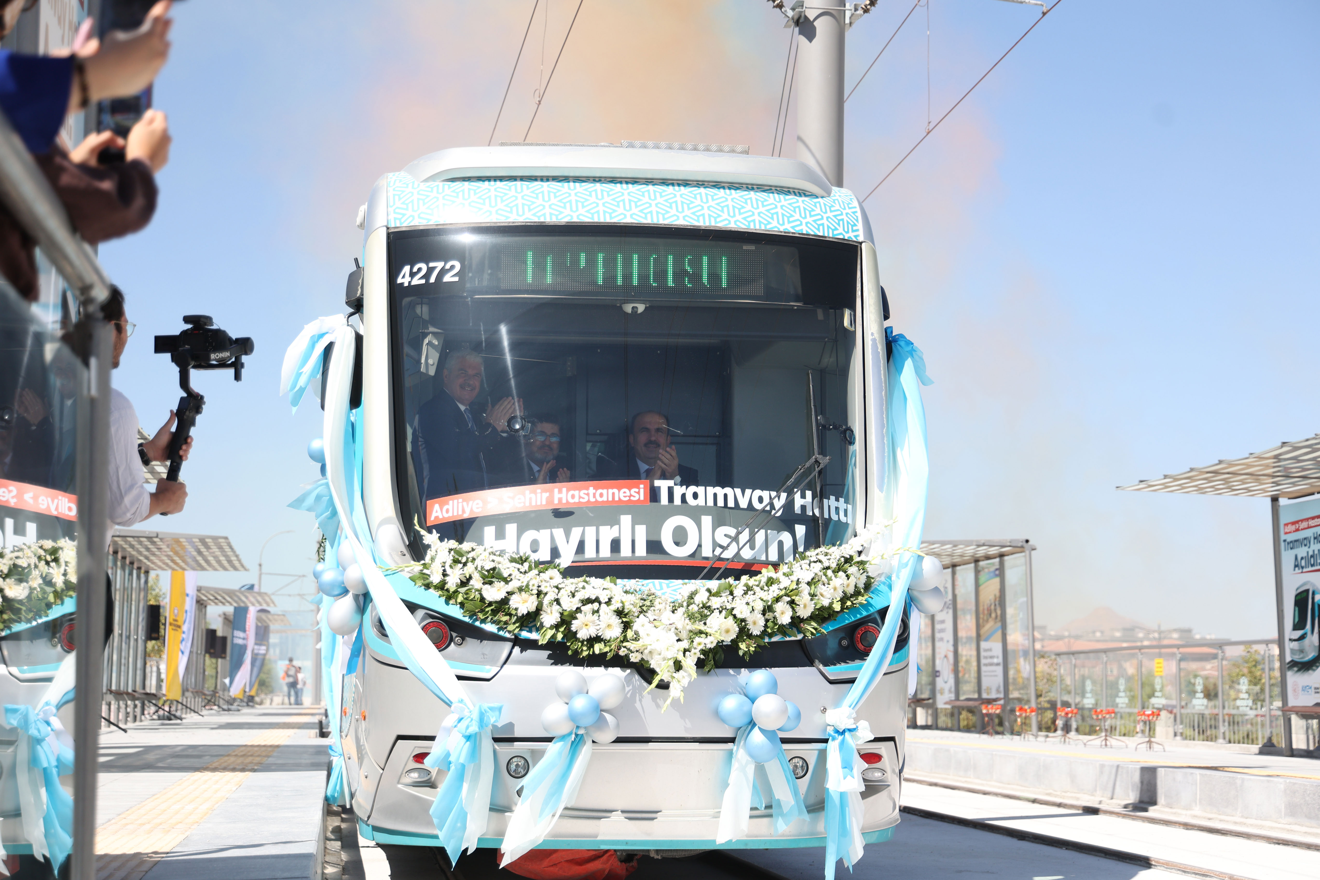 KONYA’NIN RAYLI SİSTEM AĞINI GÜÇLENDİRECEK ADLİYE-ŞEHİR HASTANESİ HATTI AÇILDI