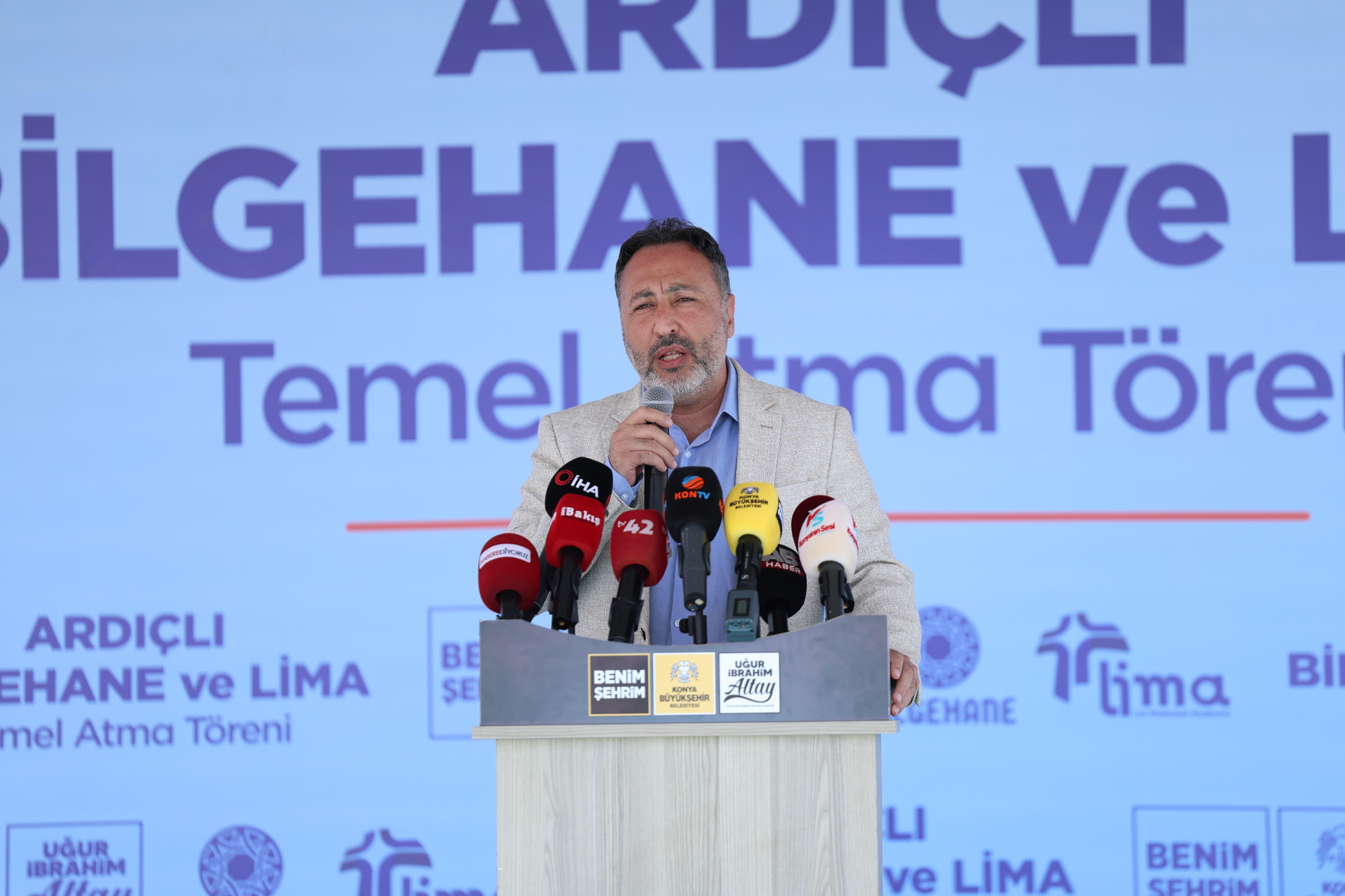 KONYA BÜYÜKŞEHİR’İN ARDIÇLI TOKİ’YE 300 MİLYON LİRA BEDELLE KAZANDIRACAĞI GENÇLİK KAMPÜSÜ’NÜN TEMELİ ATILDI