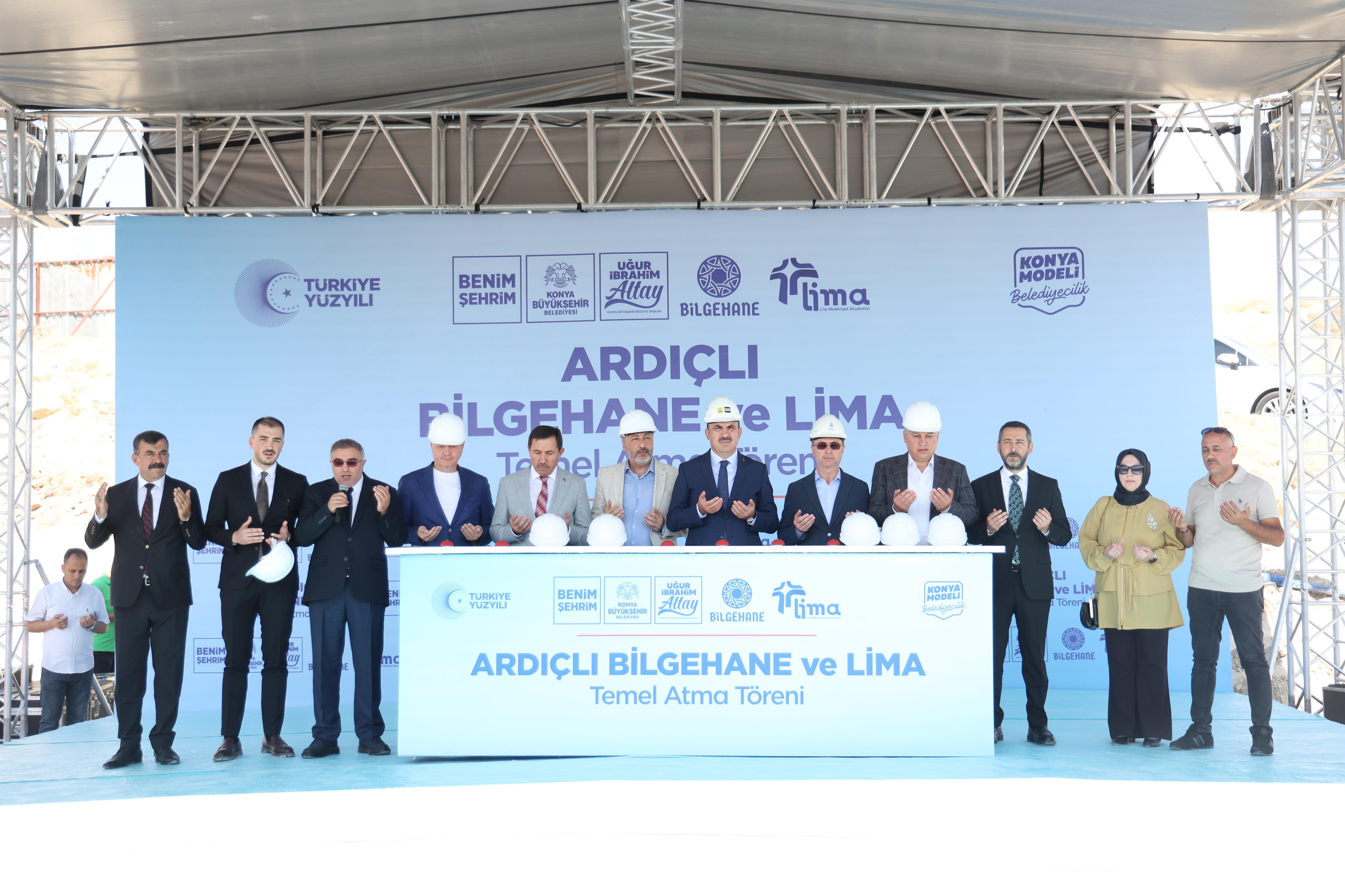 KONYA BÜYÜKŞEHİR’İN ARDIÇLI TOKİ’YE 300 MİLYON LİRA BEDELLE KAZANDIRACAĞI GENÇLİK KAMPÜSÜ’NÜN TEMELİ ATILDI
