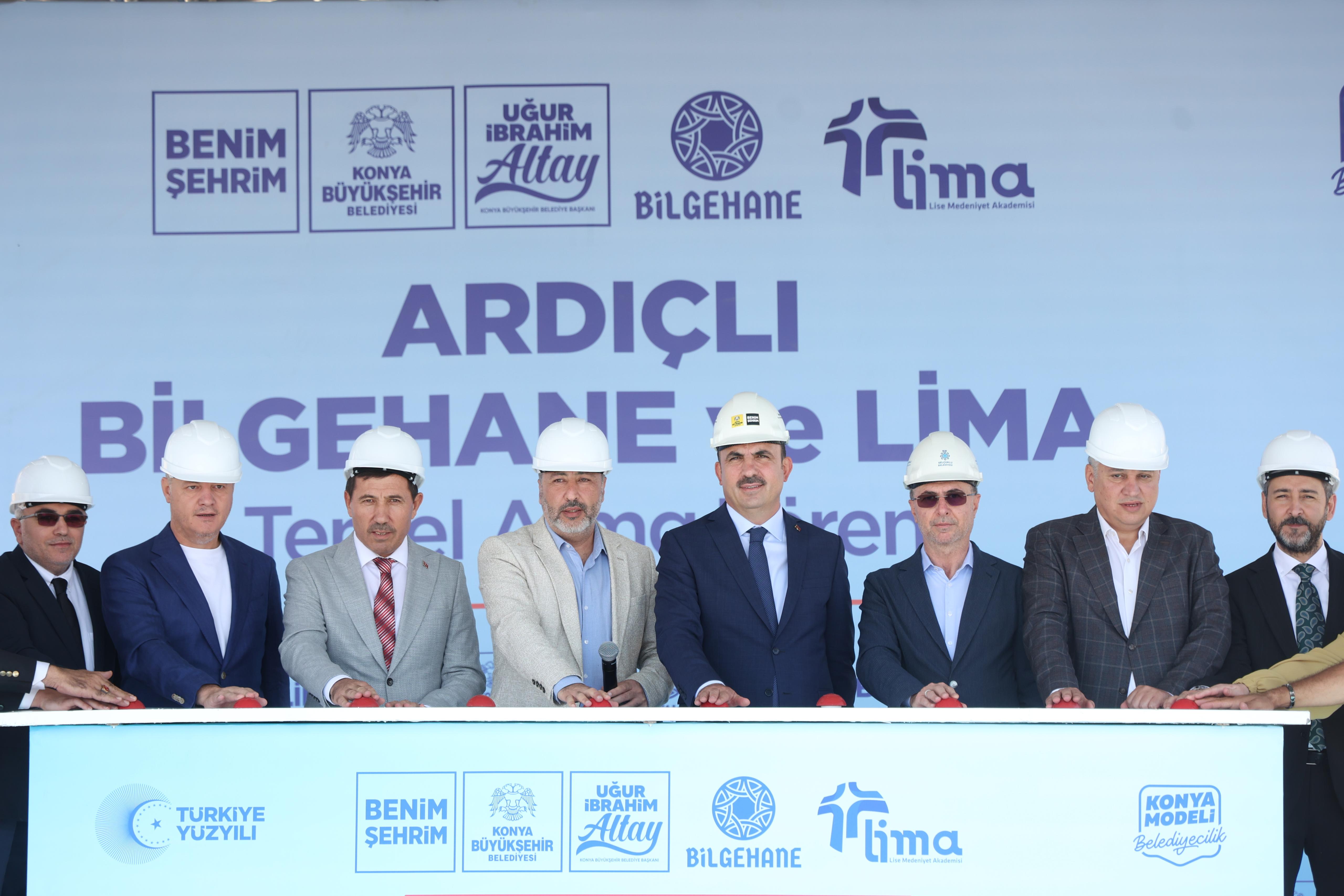 KONYA BÜYÜKŞEHİR’İN ARDIÇLI TOKİ’YE 300 MİLYON LİRA BEDELLE KAZANDIRACAĞI GENÇLİK KAMPÜSÜ’NÜN TEMELİ ATILDI