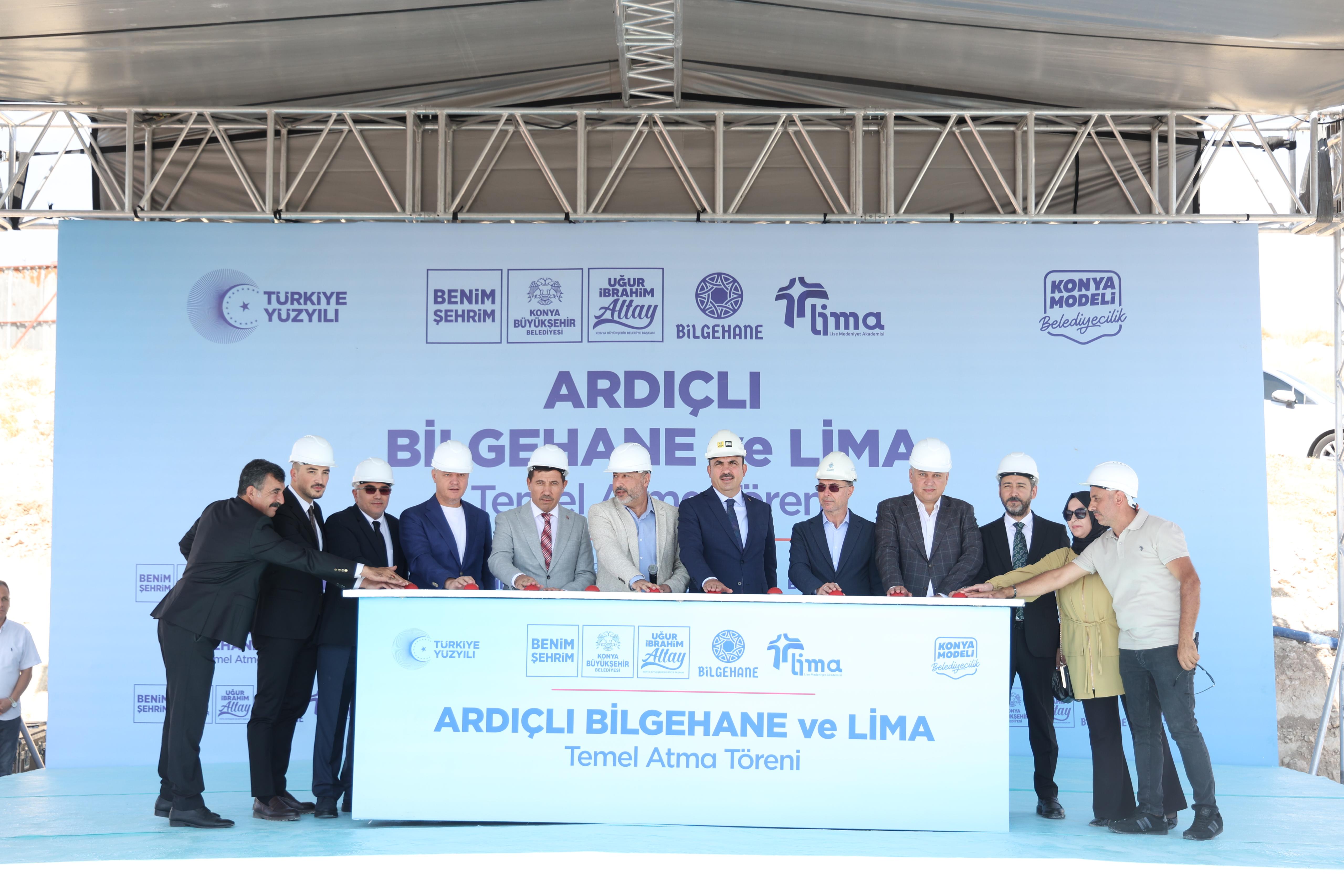 KONYA BÜYÜKŞEHİR’İN ARDIÇLI TOKİ’YE 300 MİLYON LİRA BEDELLE KAZANDIRACAĞI GENÇLİK KAMPÜSÜ’NÜN TEMELİ ATILDI