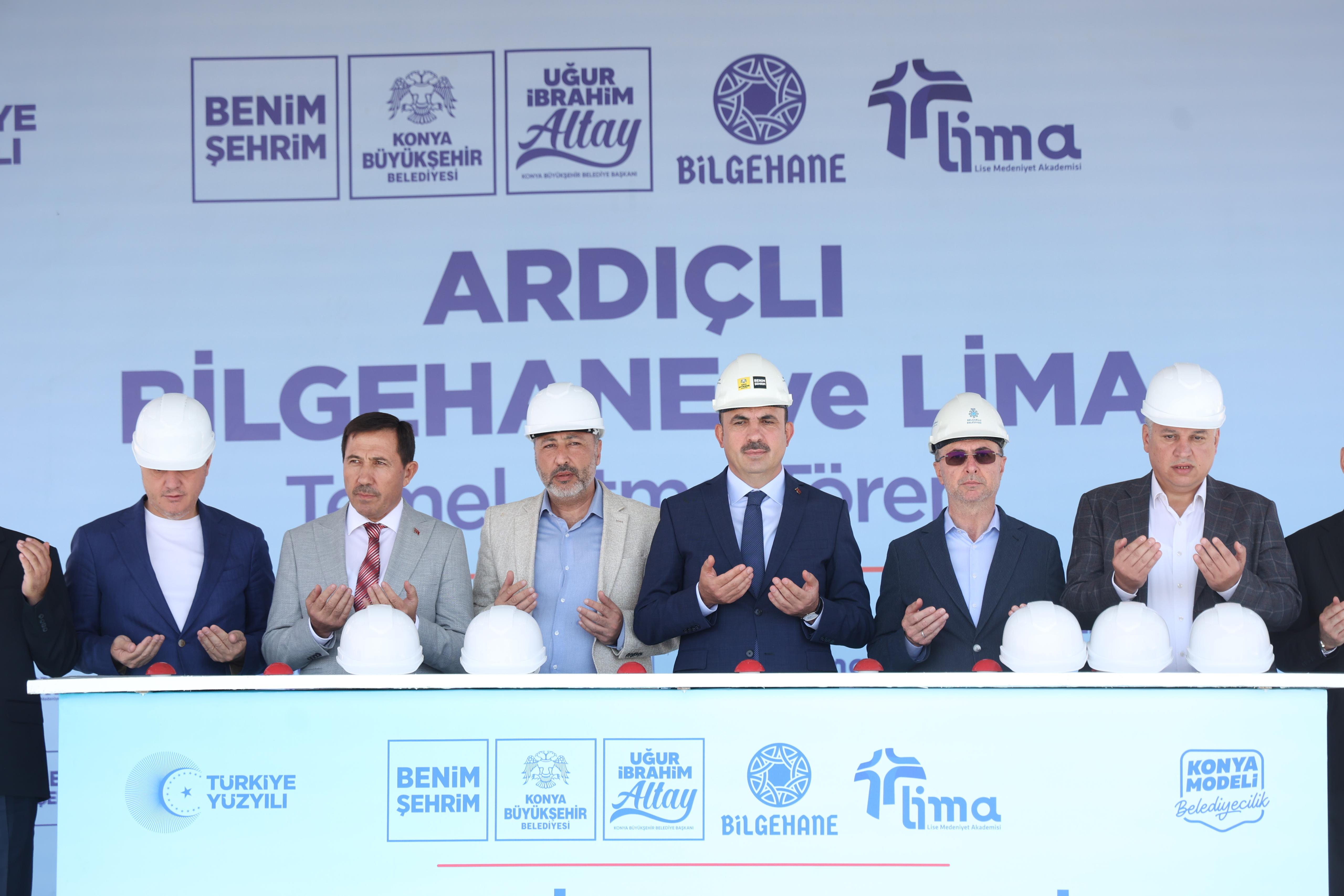 KONYA BÜYÜKŞEHİR’İN ARDIÇLI TOKİ’YE 300 MİLYON LİRA BEDELLE KAZANDIRACAĞI GENÇLİK KAMPÜSÜ’NÜN TEMELİ ATILDI