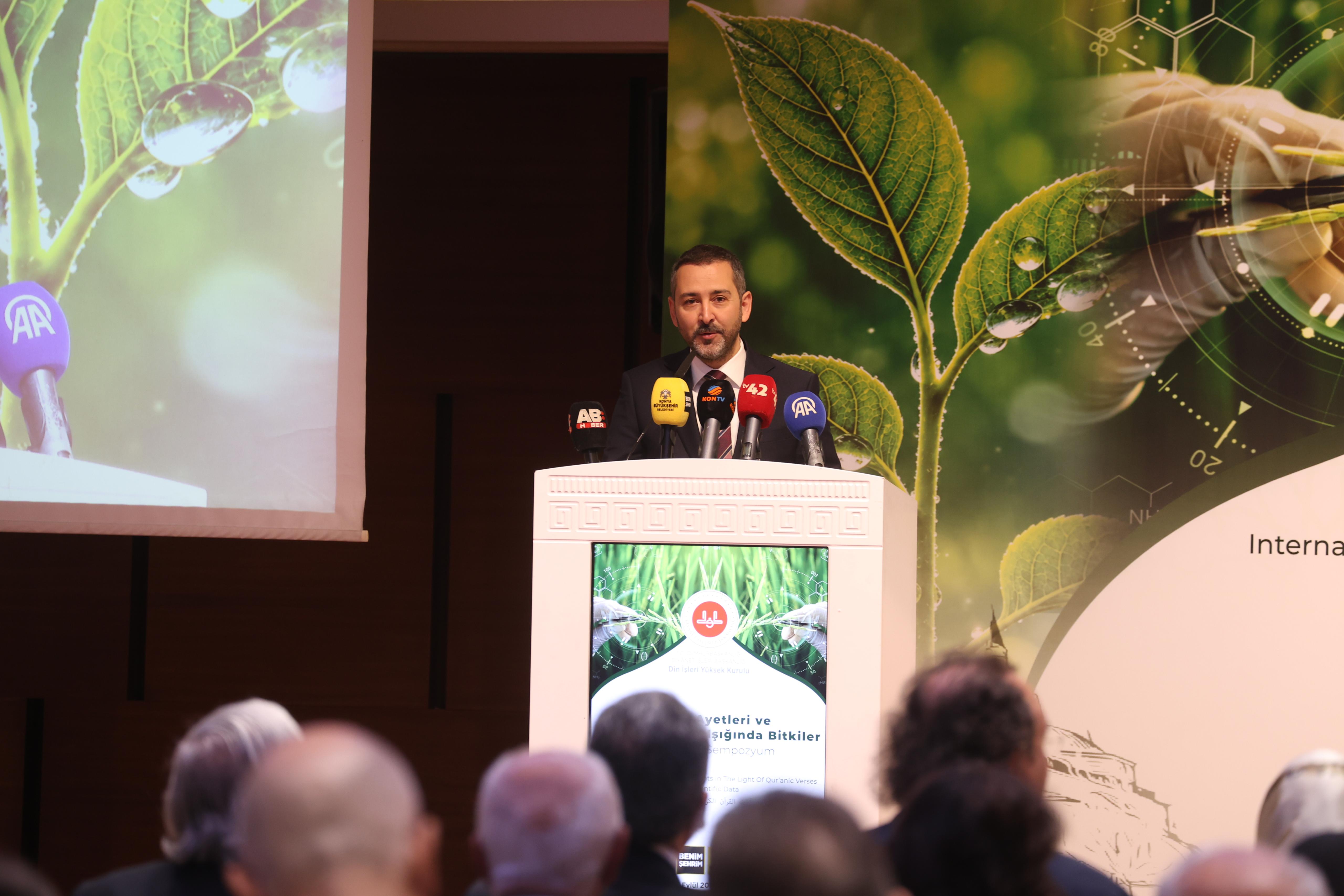 KONYA BÜYÜKŞEHİR, “ULUSLARARASI KUR’AN AYETLERİ VE BİLİMSEL VERİLER IŞIĞINDA BİTKİLER SEMPOZYUMU”NA EV SAHİPLİĞİ YAPIYOR