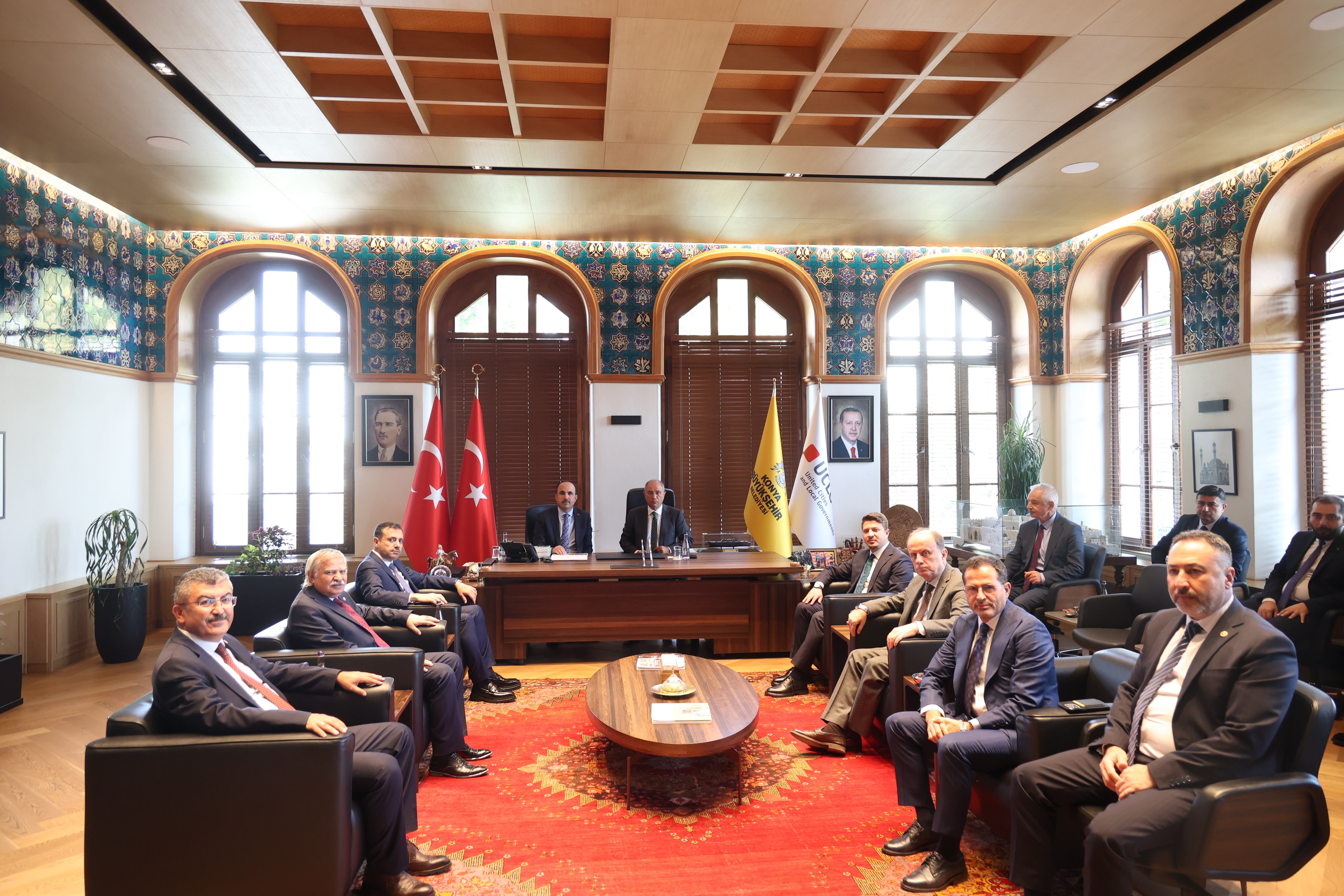 AK PARTİ GENEL BAŞKAN VEKİLİ EFKAN ÂLÂ, BAŞKAN ALTAY’I ZİYARET ETTİ