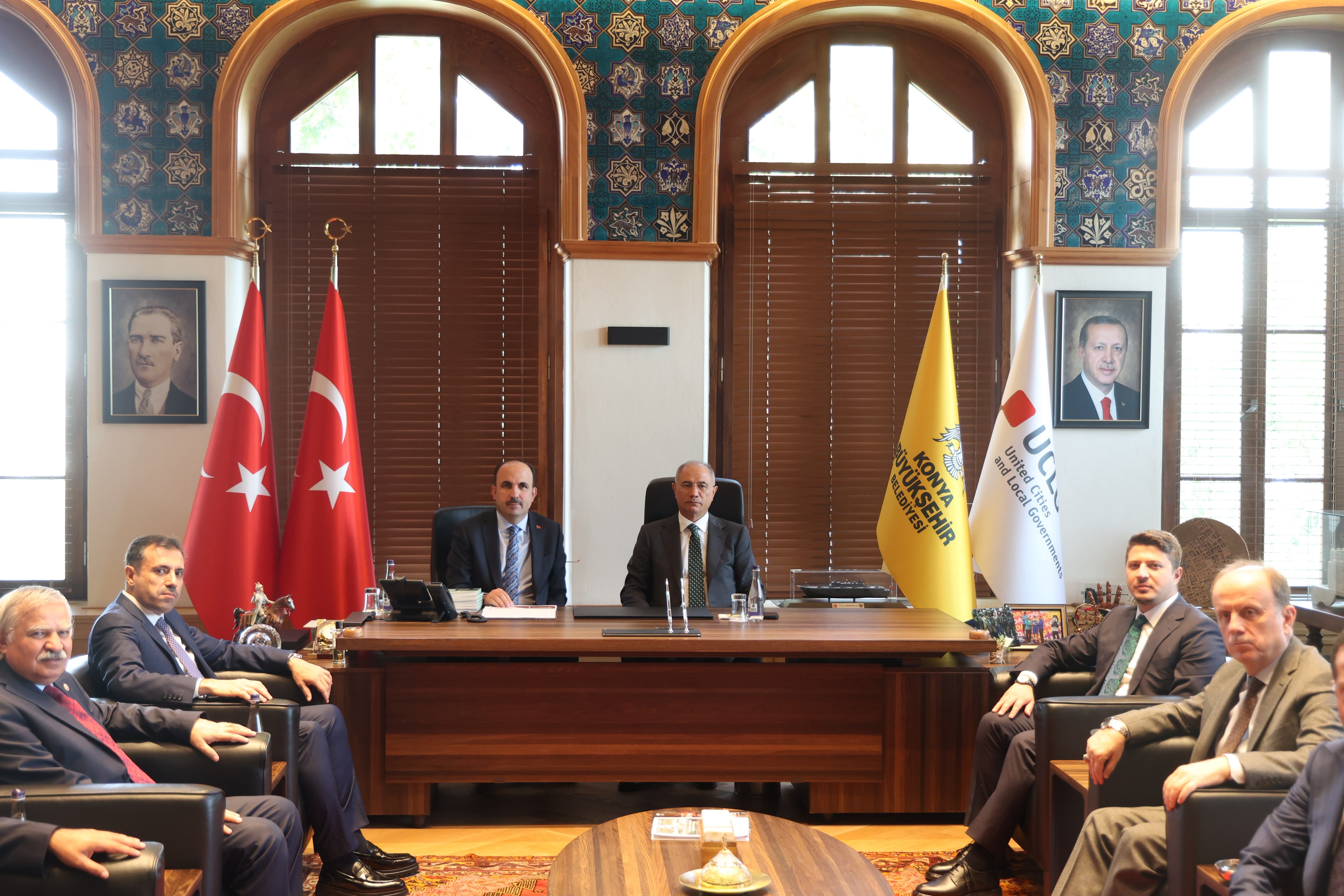 AK PARTİ GENEL BAŞKAN VEKİLİ EFKAN ÂLÂ, BAŞKAN ALTAY’I ZİYARET ETTİ