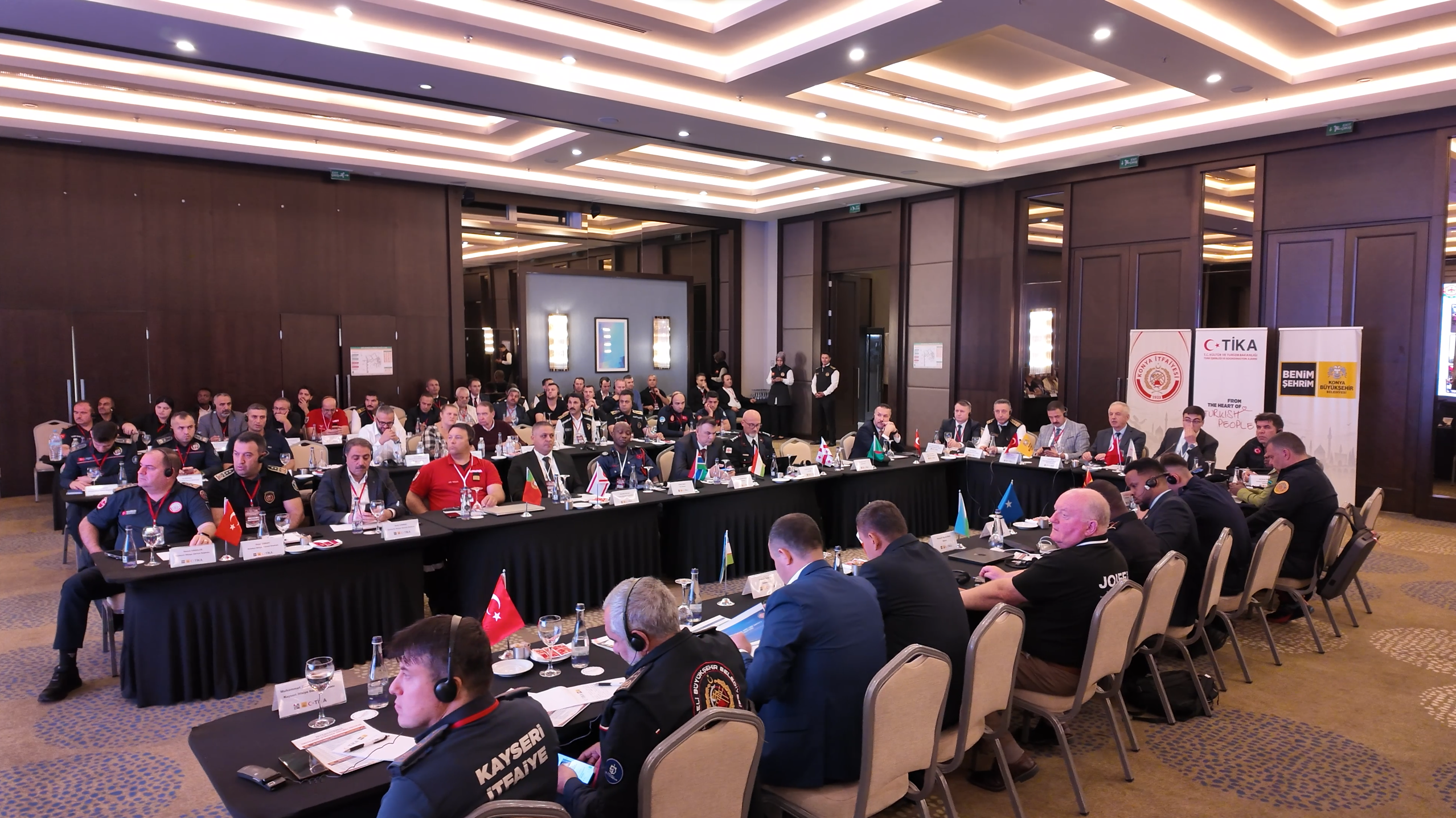 KONYA BÜYÜKŞEHİR - TİKA İŞ BİRLİĞİYLE KONYA’DA ULUSLARARASI İTFAİYE ÇALIŞTAYI YAPILDI