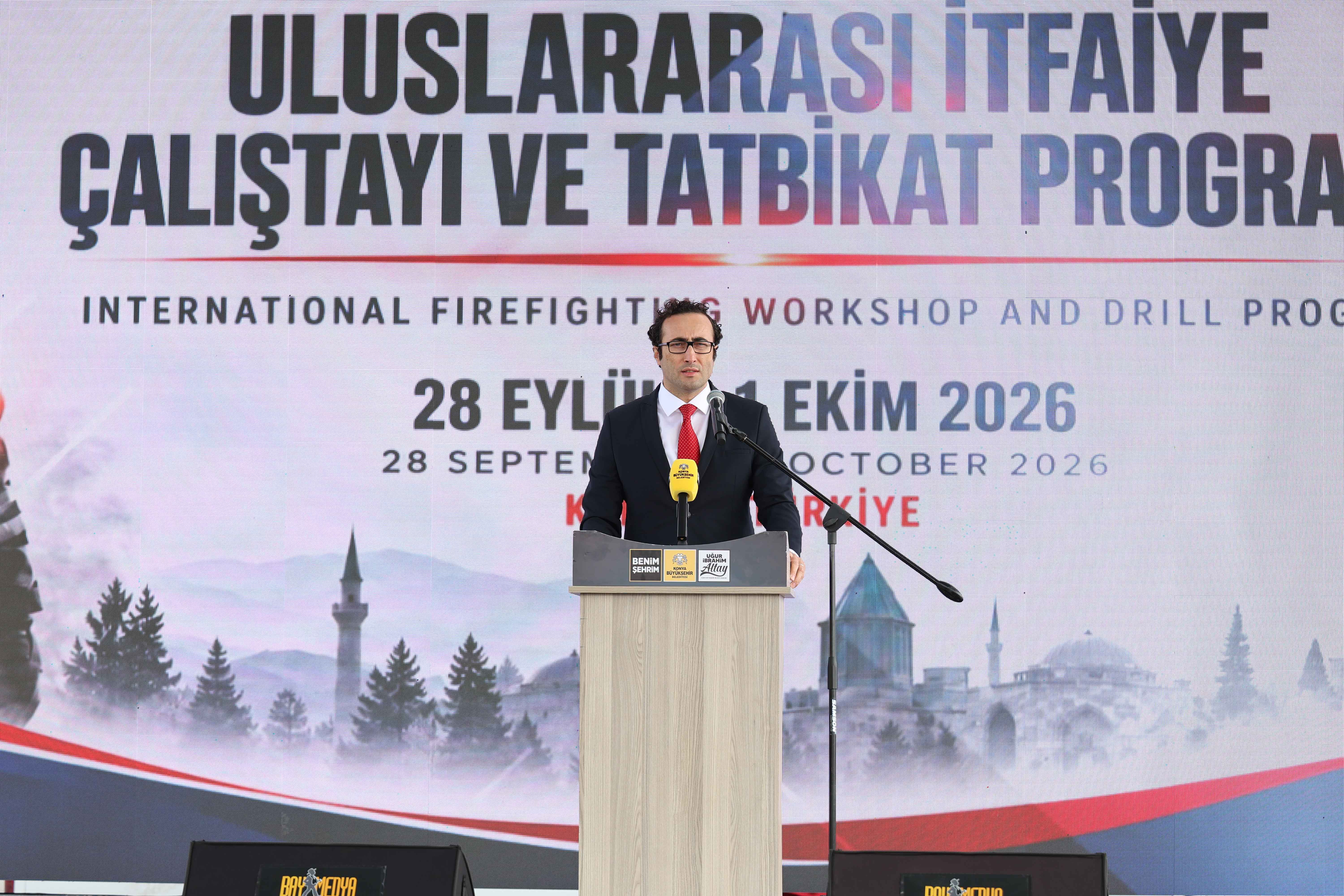 KONYA BÜYÜKŞEHİR - TİKA İŞ BİRLİĞİYLE TÜRKİYE’DE İLK KEZ 14 ÜLKENİN KATILIMIYLA ULUSLARARASI İTFAİYE ÇALIŞTAYI VE TATBİKAT GERÇEKLEŞTİRİLDİ