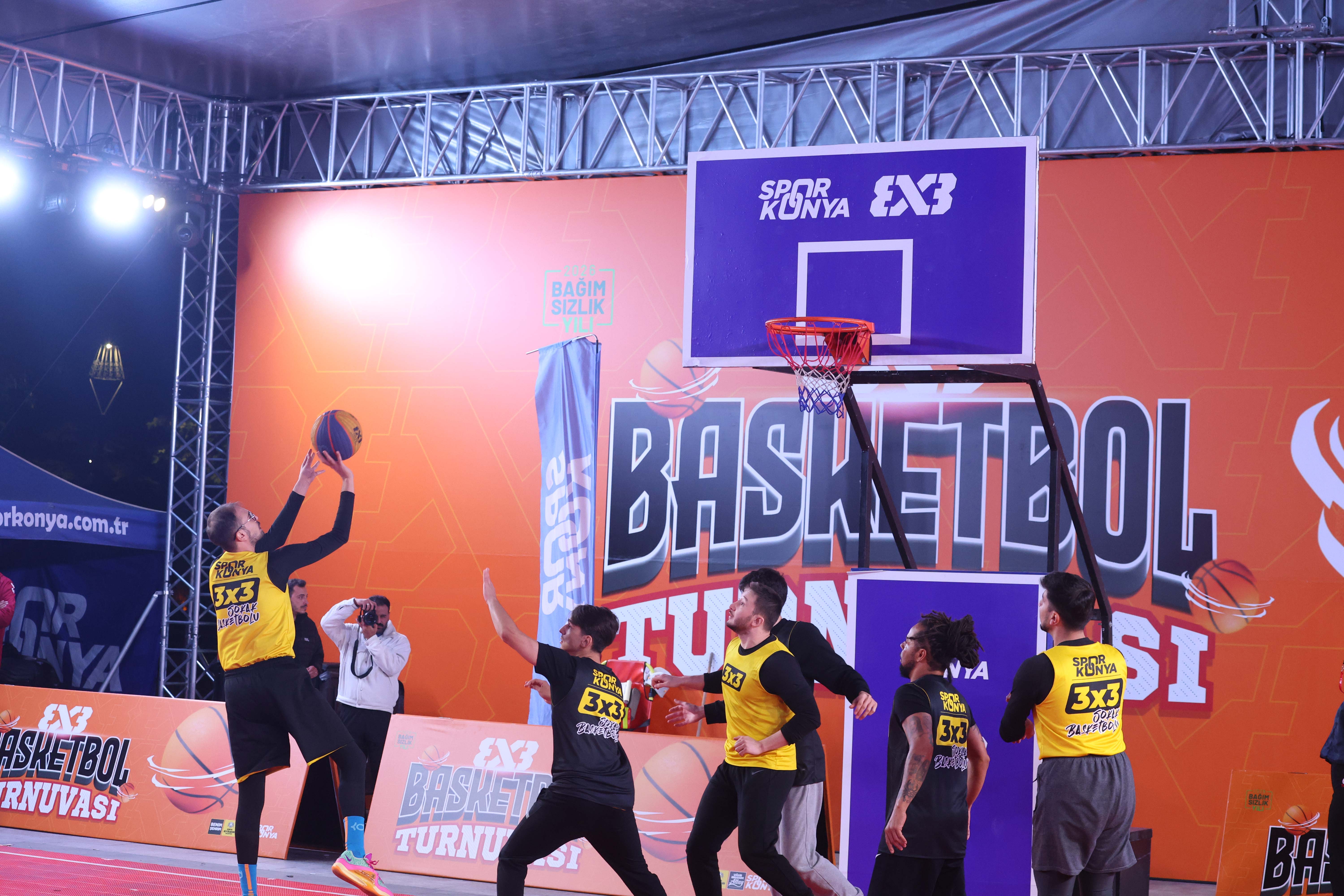 KONYA’DA 3X3 BASKETBOL TURNUVASI HEYECANI