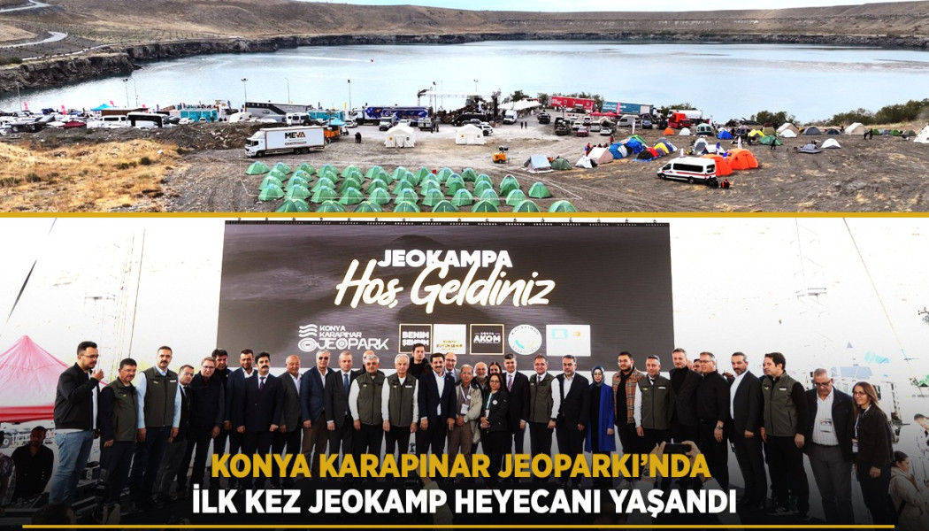 KONYA KARAPINAR JEOPARKI’NDA İLK KEZ JEOKAMP HEYECANI YAŞANDI