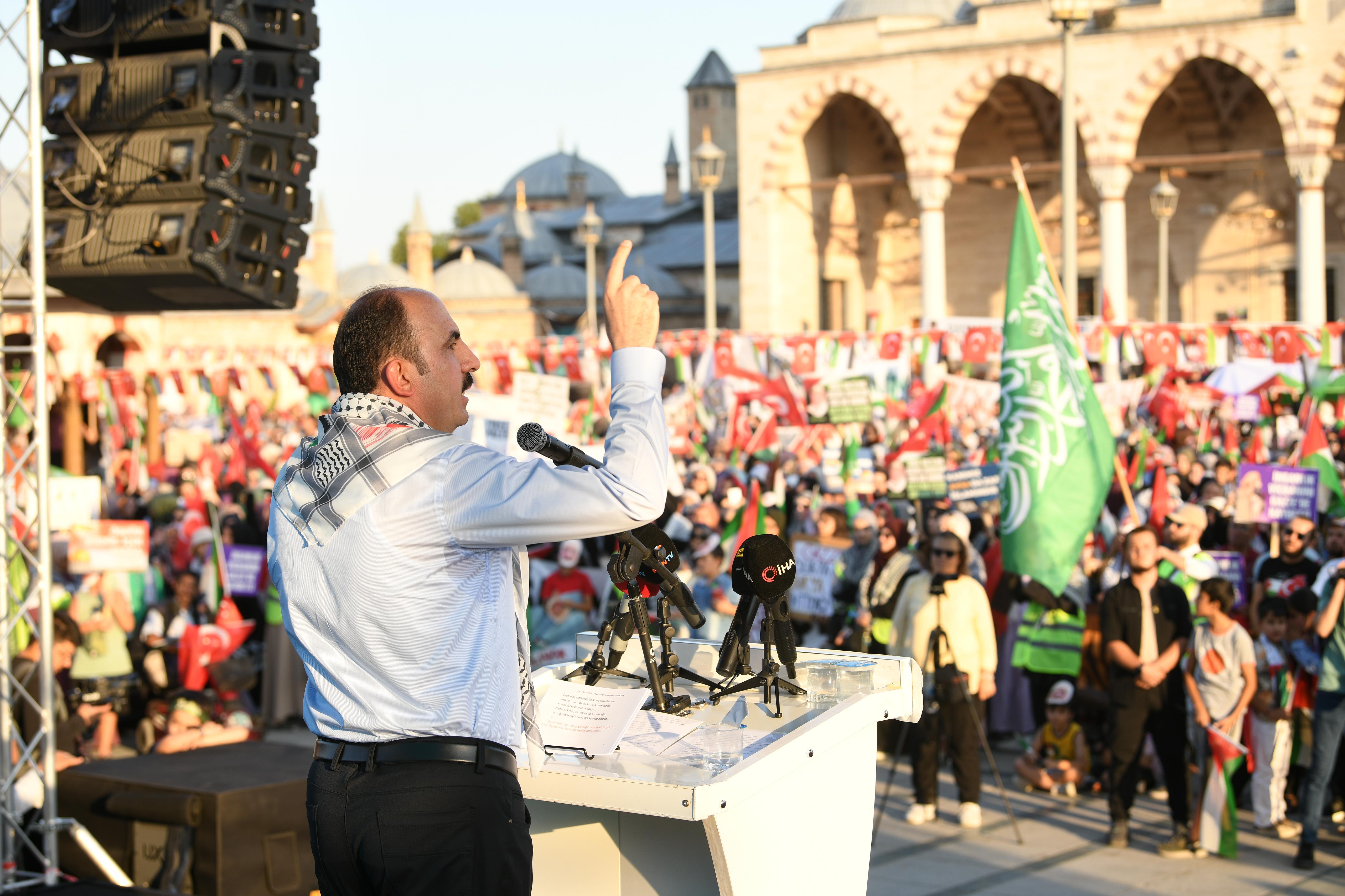 BAŞKAN ALTAY: “FİLİSTİN’İN GÖZYAŞI KURUMADAN İNSANLIĞIN VİCDANI AKLANAMAZ”