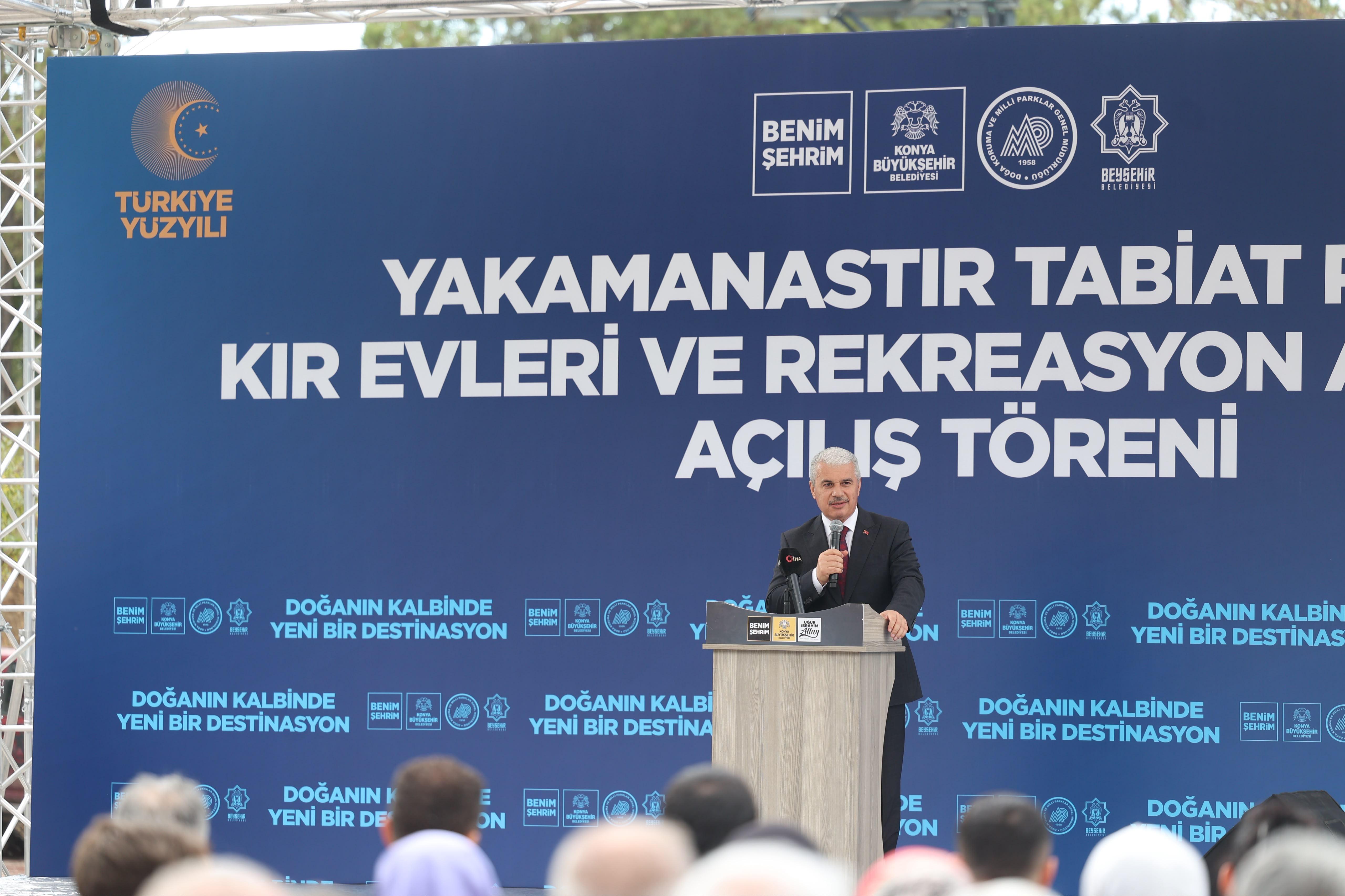 BEYŞEHİR HÜKÜMET KONAĞI’NIN TEMELİ ATILDI, YAKAMANASTIR KIR EVLERİ VE REKREASYON ALANLARININ AÇILIŞI YAPILDI
