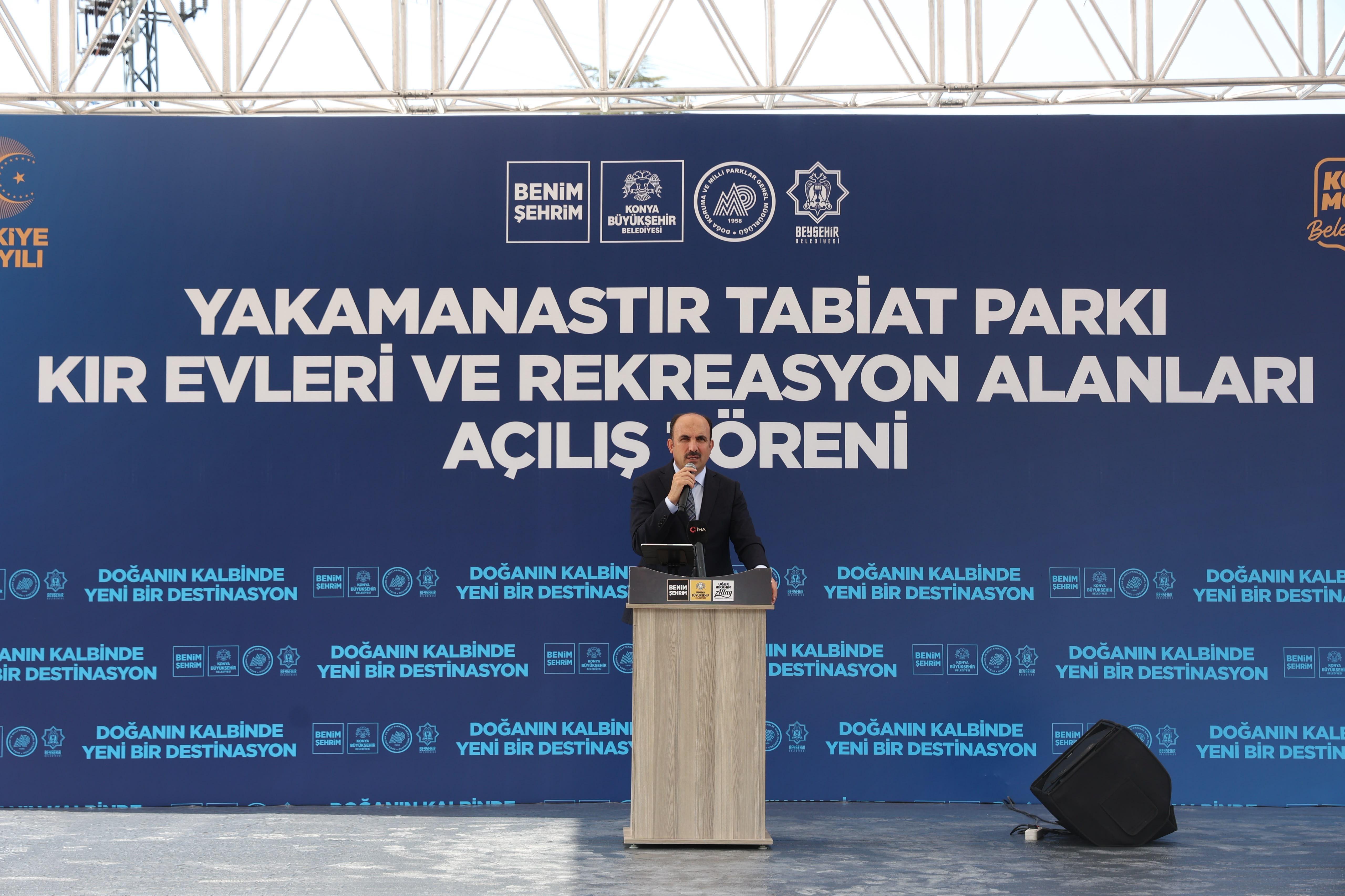 BEYŞEHİR HÜKÜMET KONAĞI’NIN TEMELİ ATILDI, YAKAMANASTIR KIR EVLERİ VE REKREASYON ALANLARININ AÇILIŞI YAPILDI