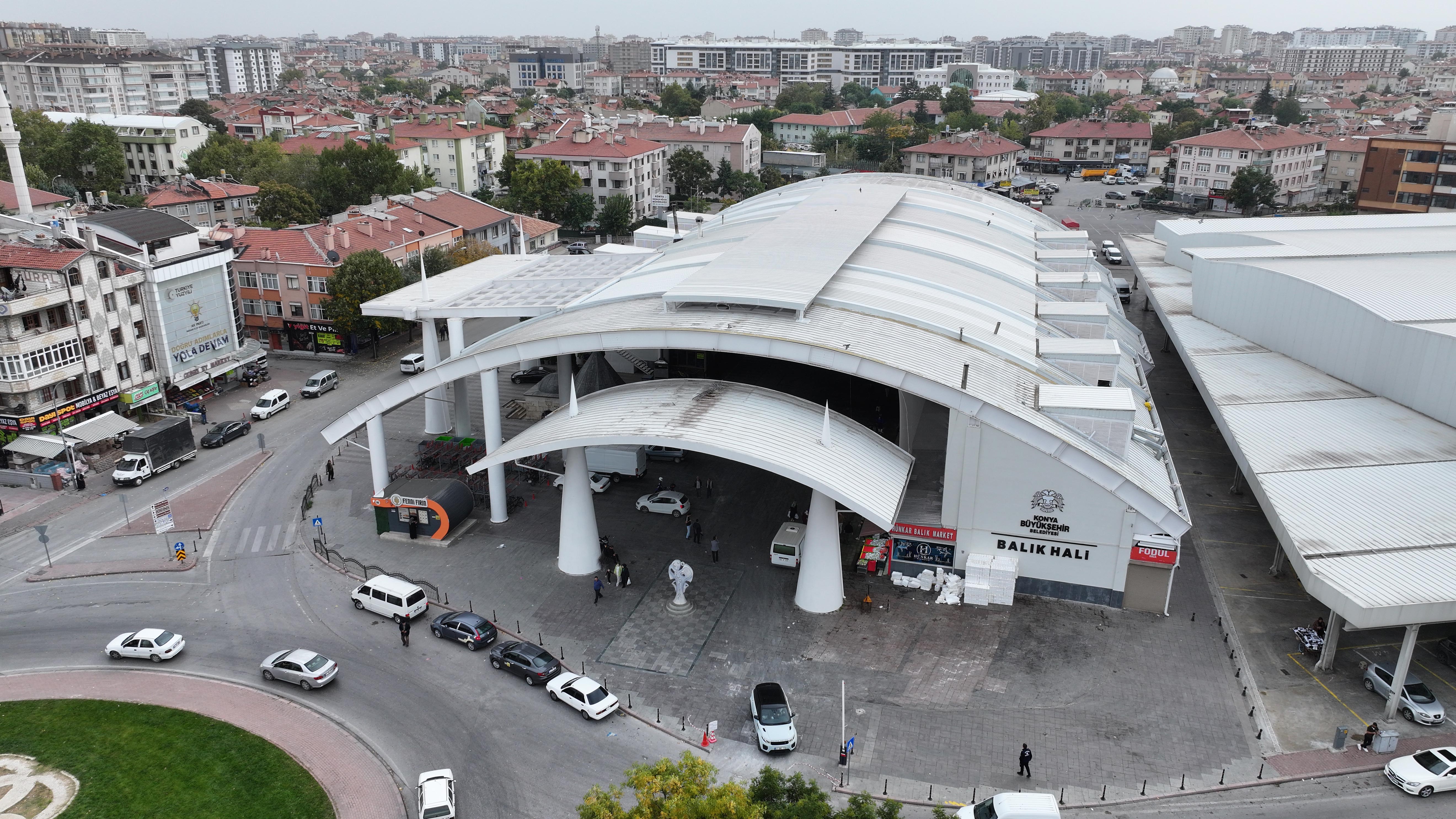 KONYA BÜYÜKŞEHİR’İN BALIK HALİ’NDE BAŞLATTIĞI BAKIM VE YENİLEME ÇALIŞMASI TAMAMLANDI
