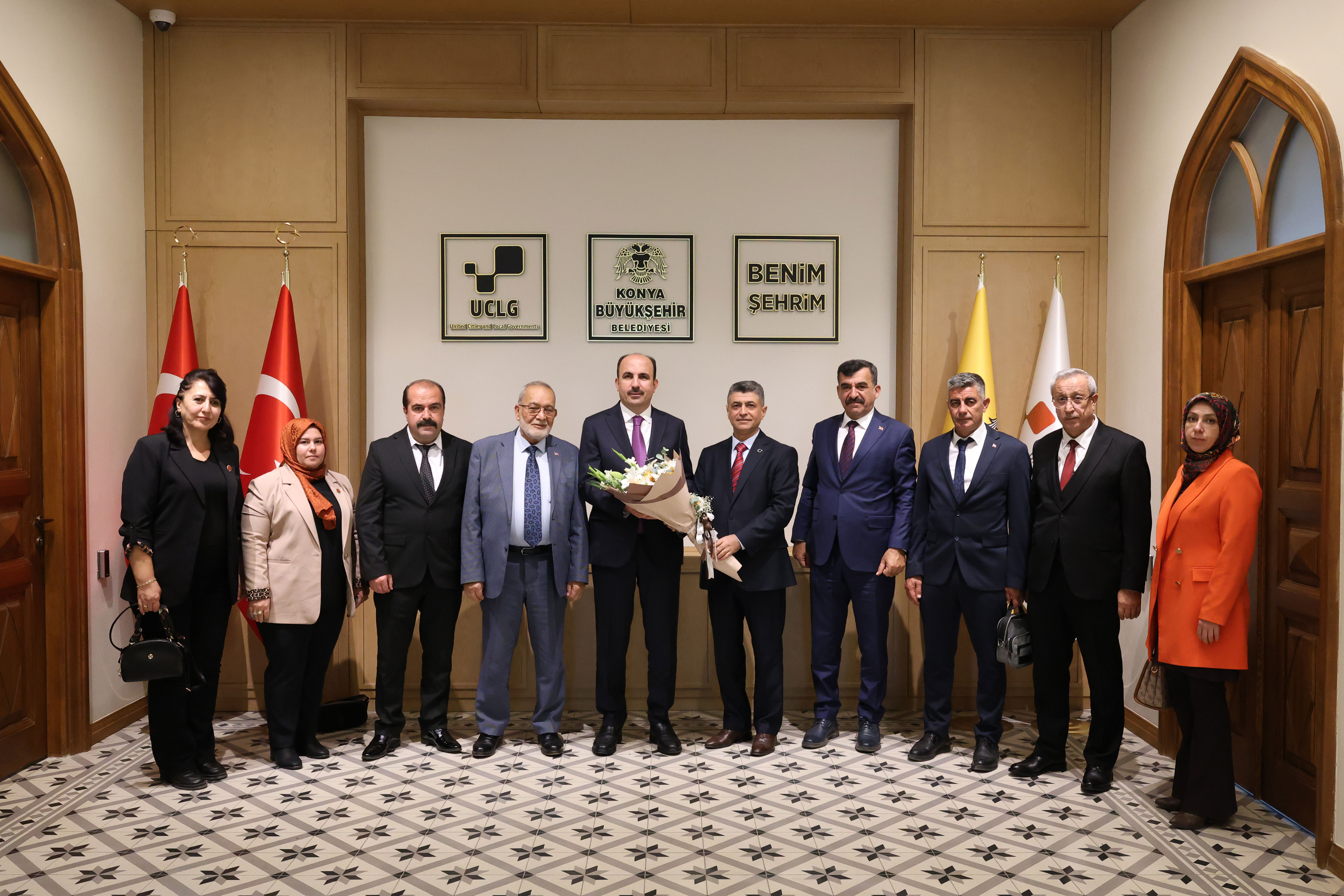 BAŞKAN ALTAY MUHTARLARLA BULUŞTU