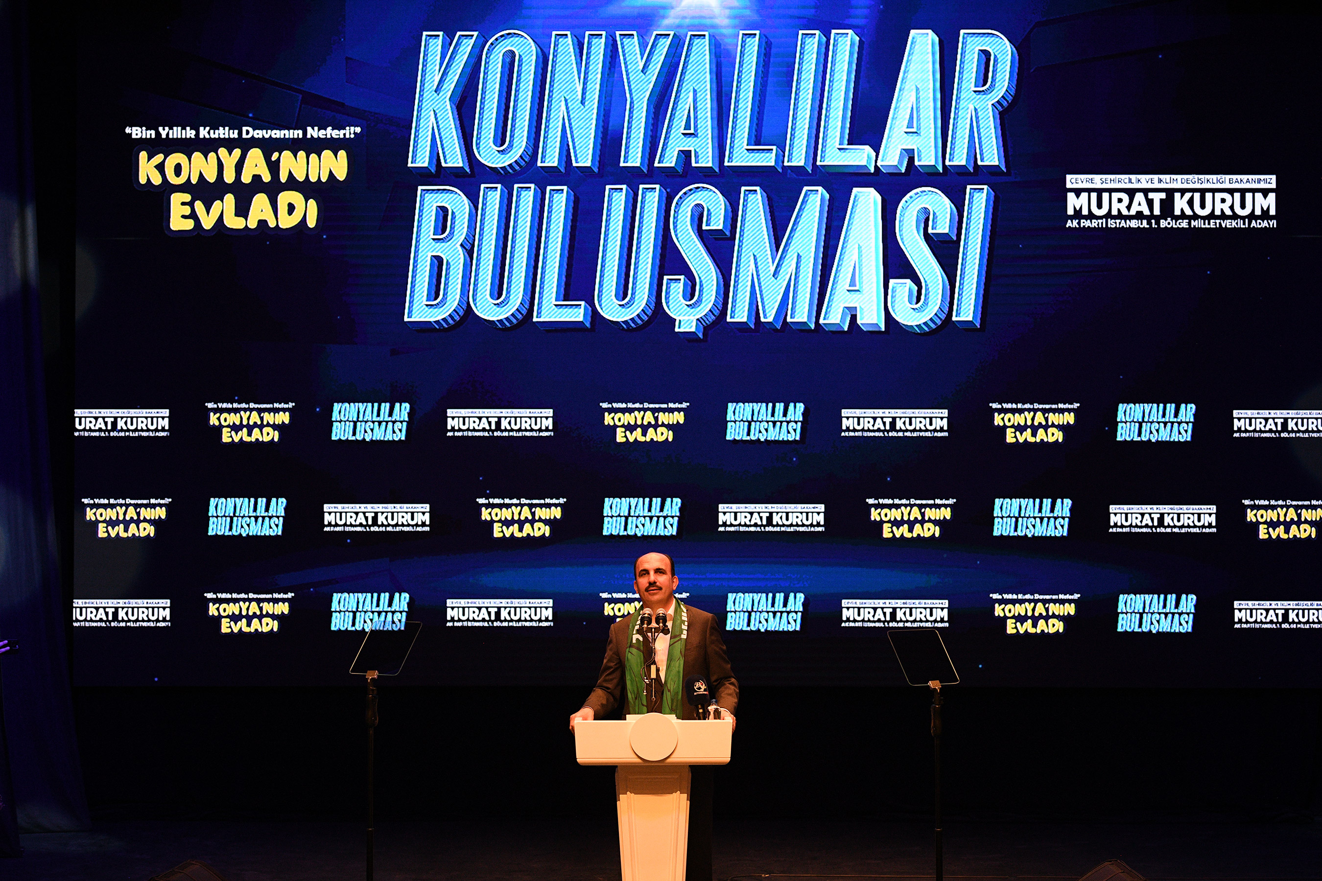 Bakan Kurum İstanbul’da Konyalılarla Buluştu
