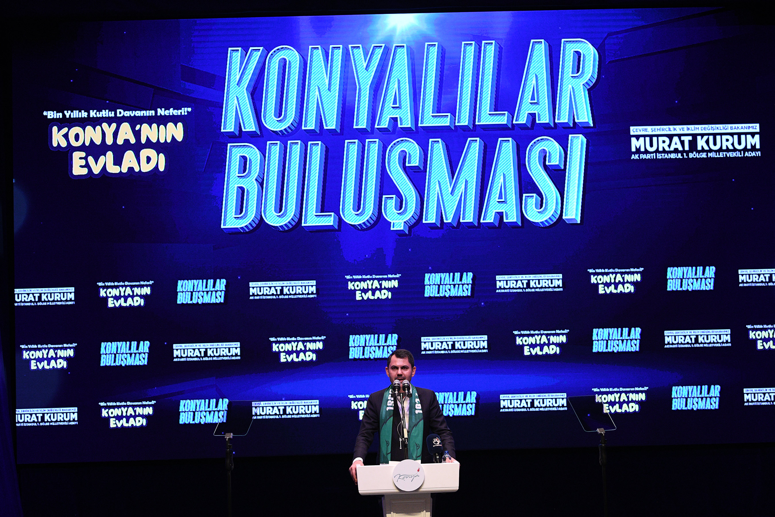 Bakan Kurum İstanbul’da Konyalılarla Buluştu