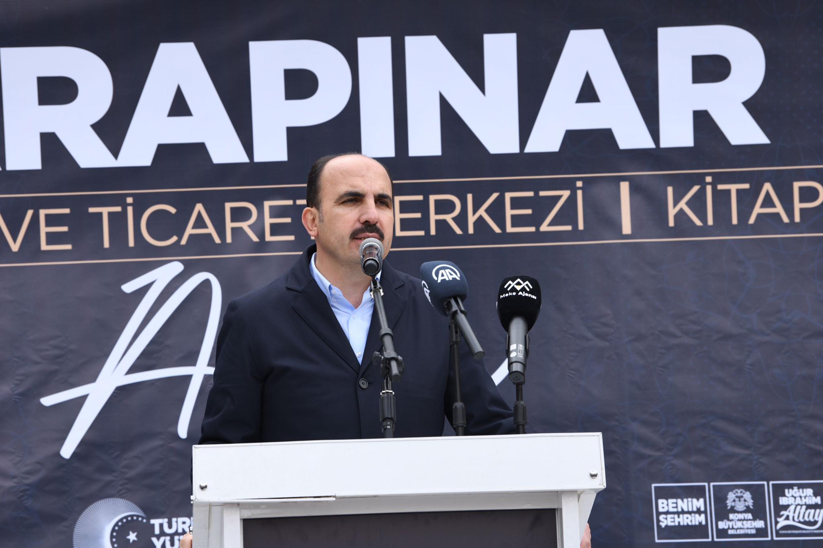 Başkan Altay Karapınar Ticaret Merkezi, Katlı Otoparkı ve Kitap Kafe’yi Açtı