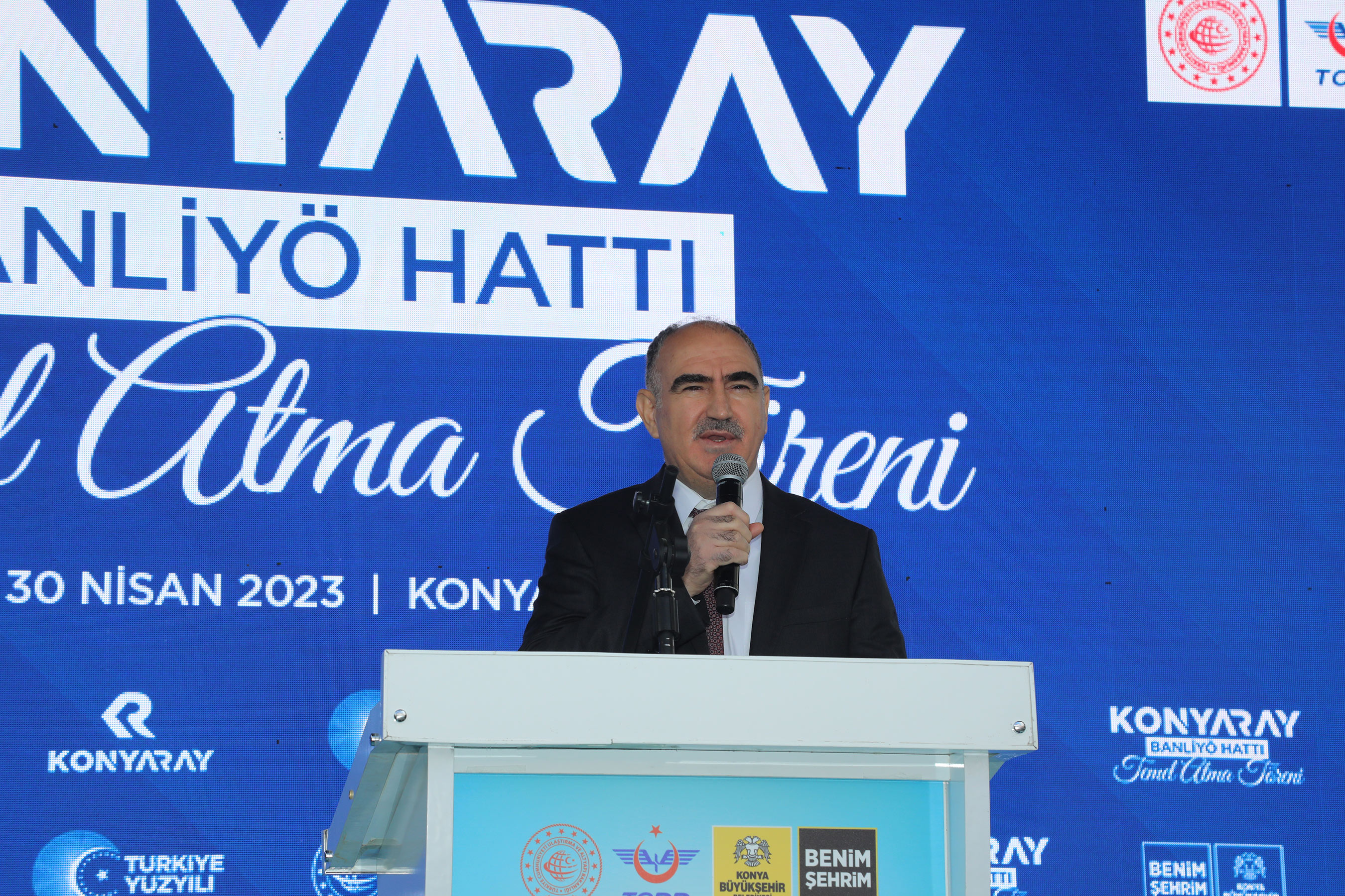 Konya Şehir İçi Ulaşımında Tarihi Gün: KONYARAY Banliyö Hattının Temeli Atıldı