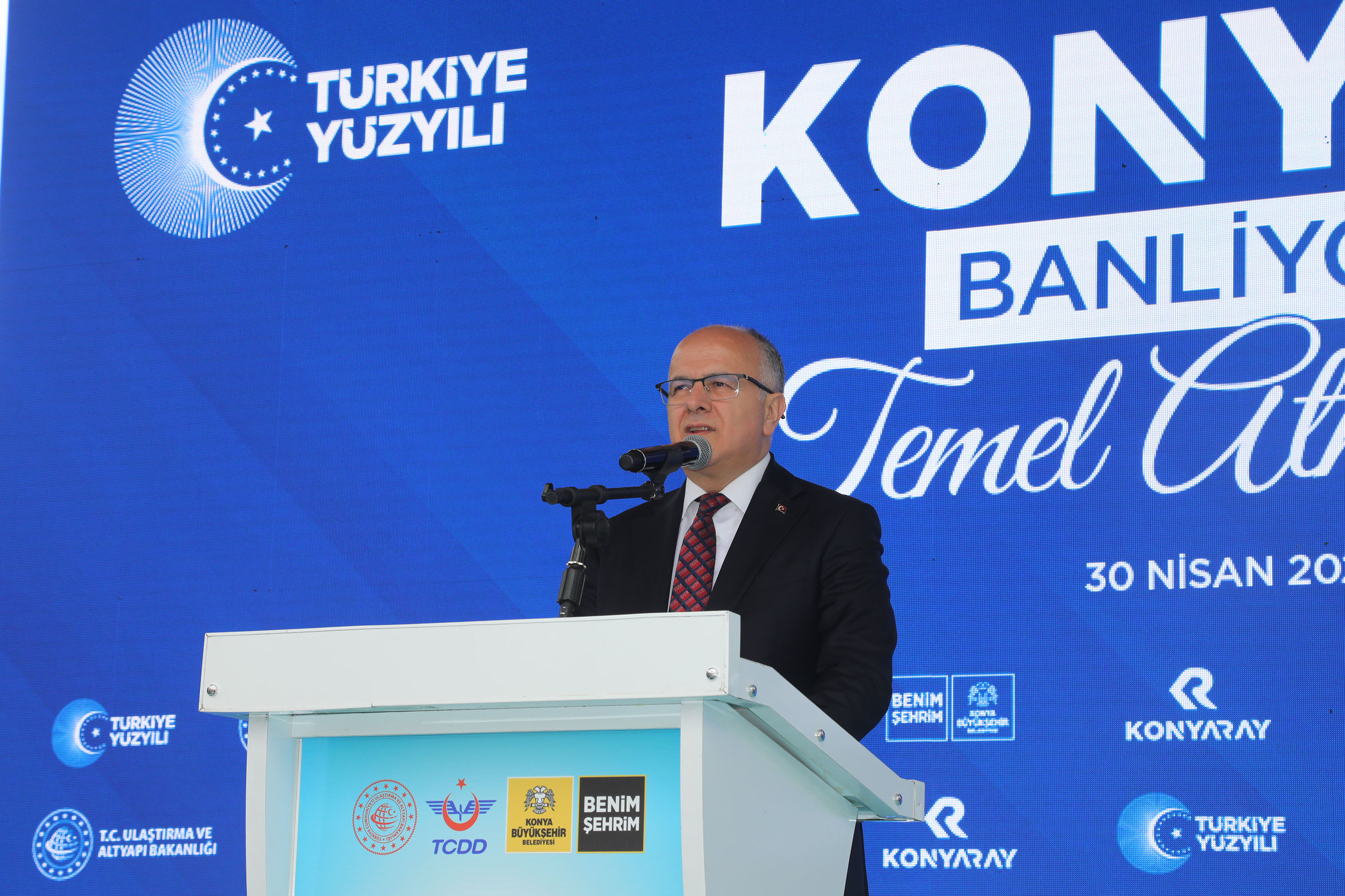 Konya Şehir İçi Ulaşımında Tarihi Gün: KONYARAY Banliyö Hattının Temeli Atıldı