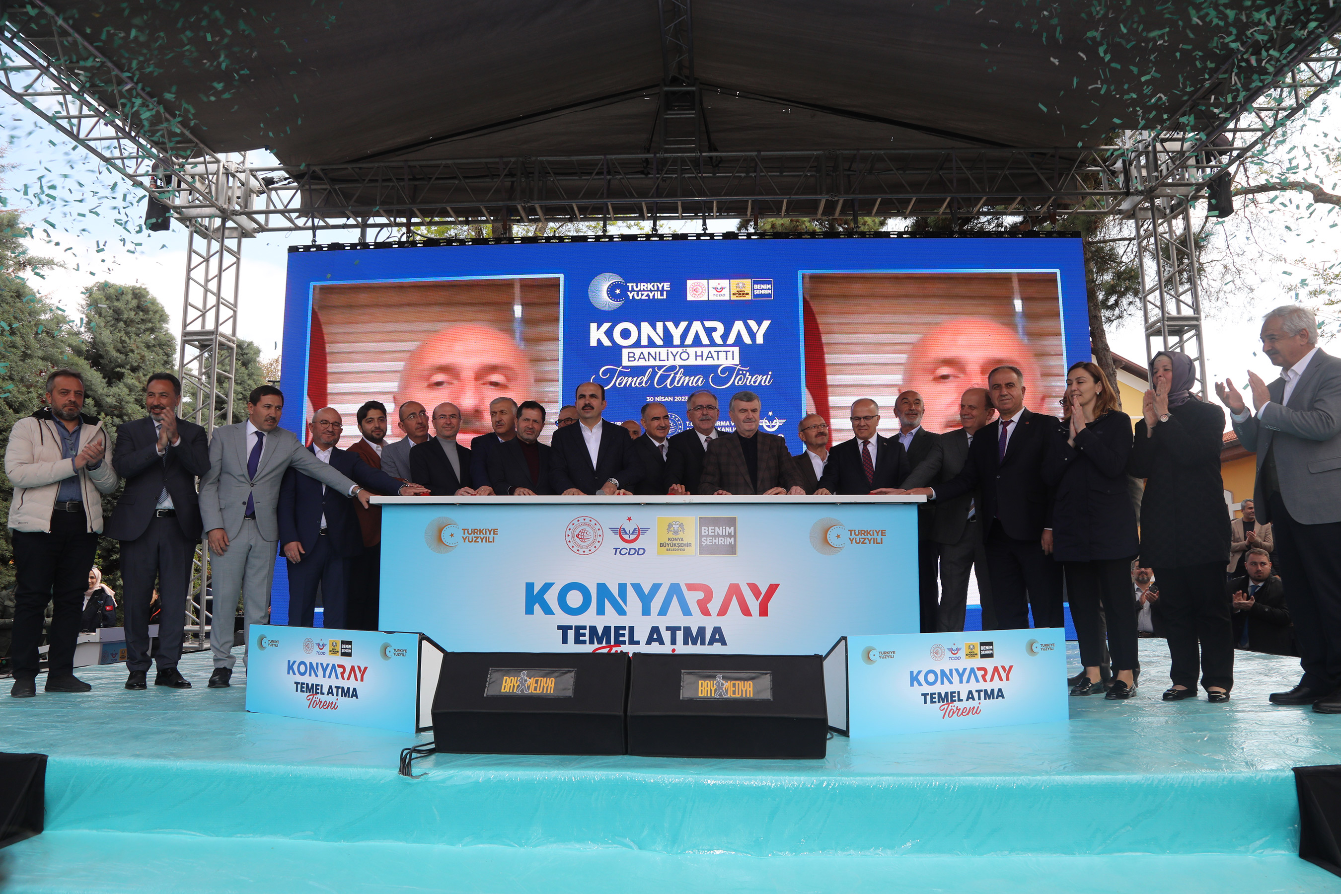 Konya Şehir İçi Ulaşımında Tarihi Gün: KONYARAY Banliyö Hattının Temeli Atıldı