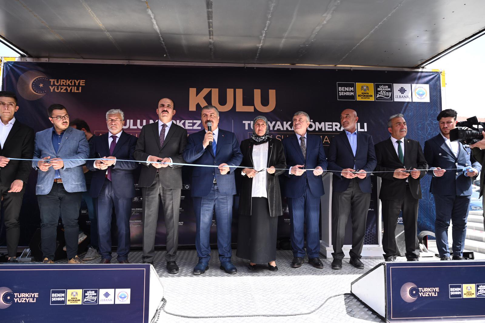 Sağlık Bakanı Koca Kulu’da Büyükşehir’in Yaptığı Atık Su Arıtma Tesislerinin Açılışını Yaptı