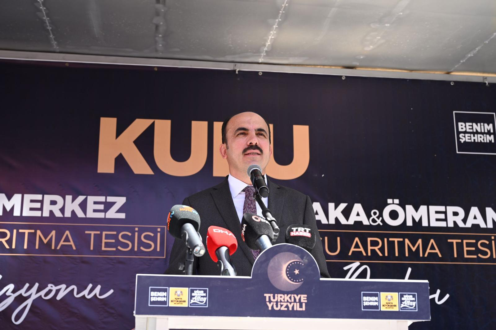 Sağlık Bakanı Koca Kulu’da Büyükşehir’in Yaptığı Atık Su Arıtma Tesislerinin Açılışını Yaptı
