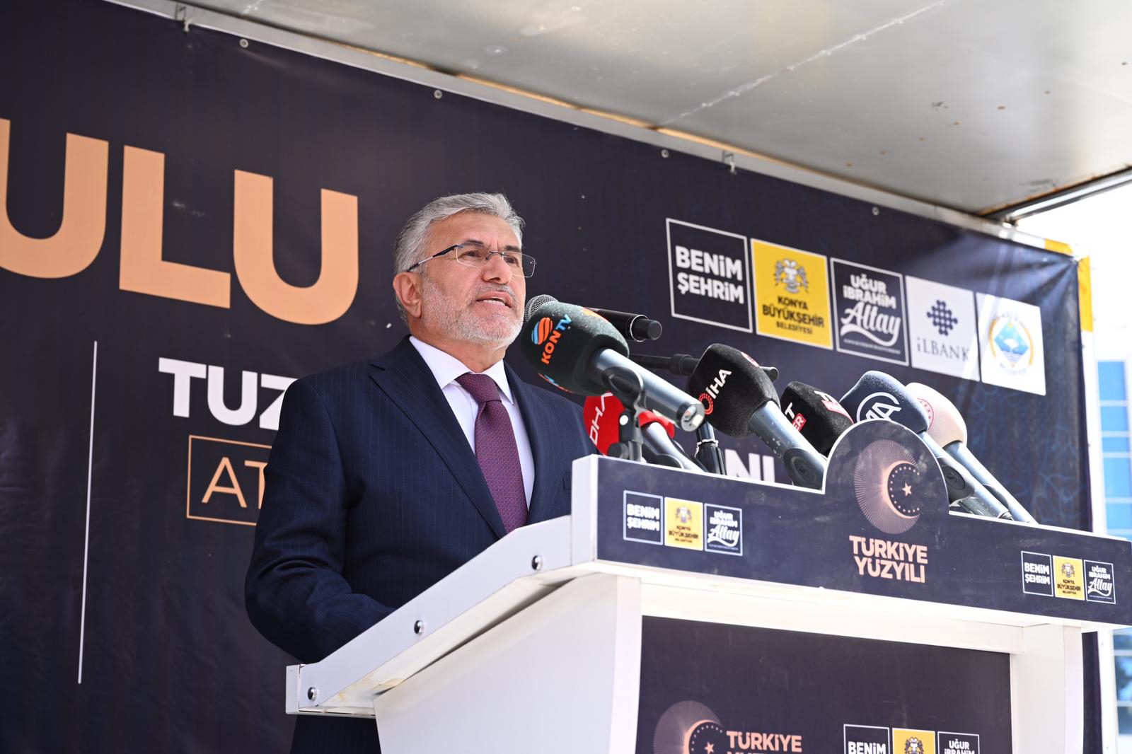 Sağlık Bakanı Koca Kulu’da Büyükşehir’in Yaptığı Atık Su Arıtma Tesislerinin Açılışını Yaptı
