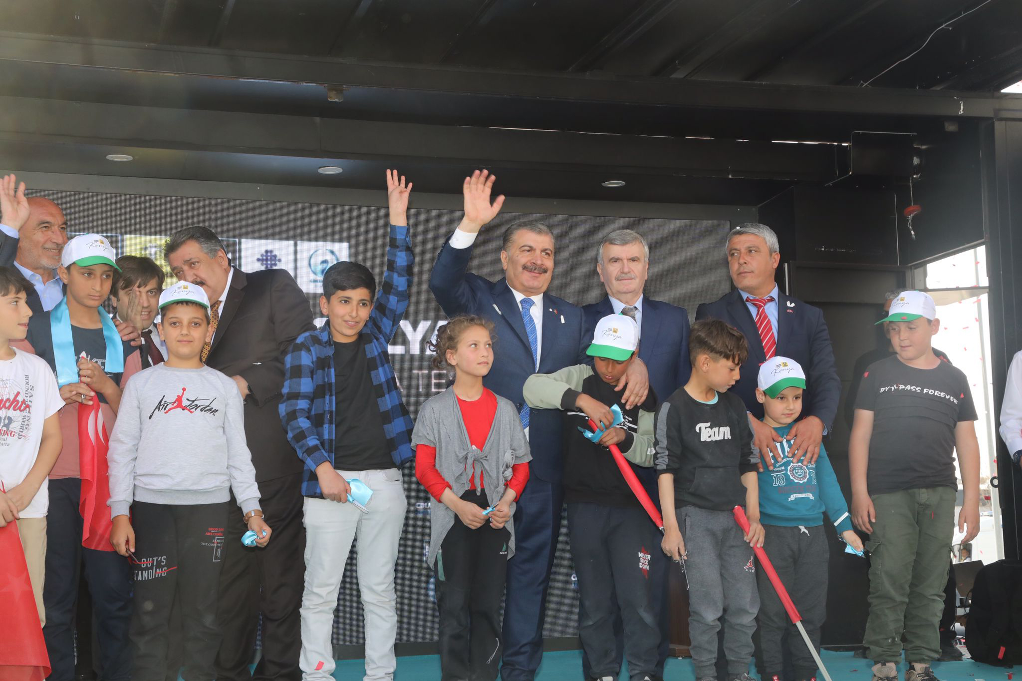 Sağlık Bakanı Koca Büyükşehir'in Cihanbeyli ve Gölyazı Atık Su Arıtma Tesislerini Açtı