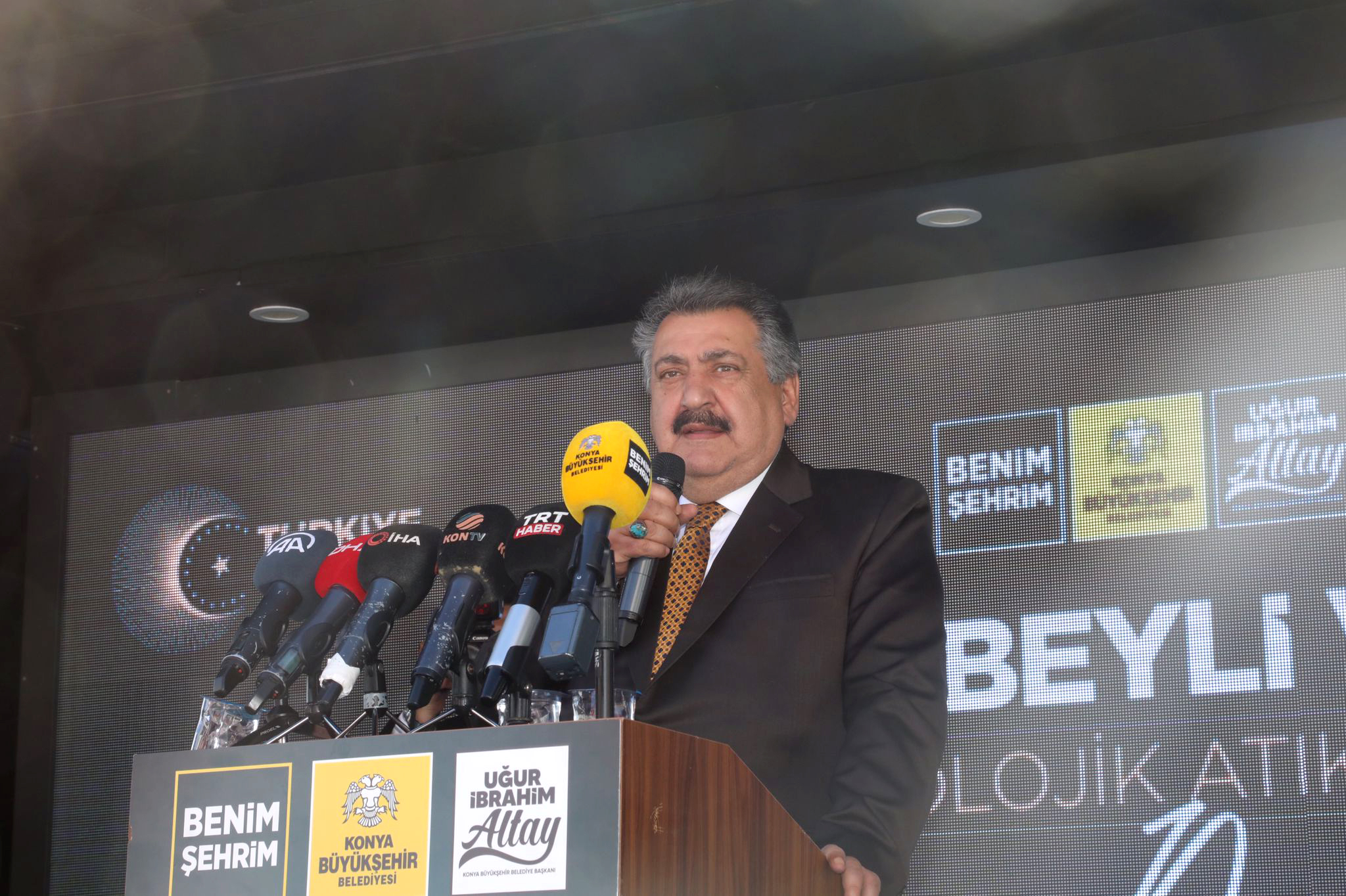 Sağlık Bakanı Koca Büyükşehir'in Cihanbeyli ve Gölyazı Atık Su Arıtma Tesislerini Açtı