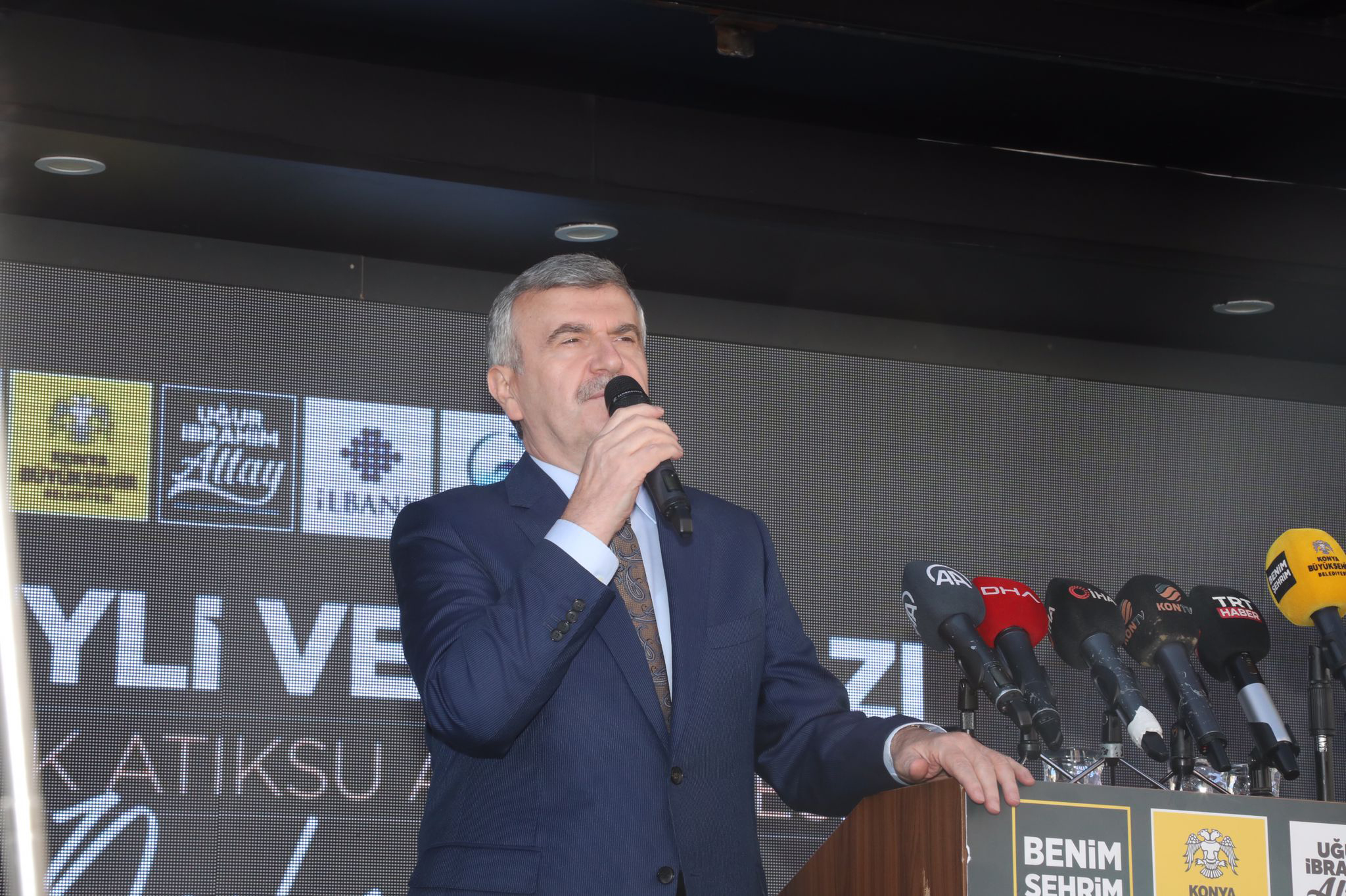 Sağlık Bakanı Koca Büyükşehir'in Cihanbeyli ve Gölyazı Atık Su Arıtma Tesislerini Açtı