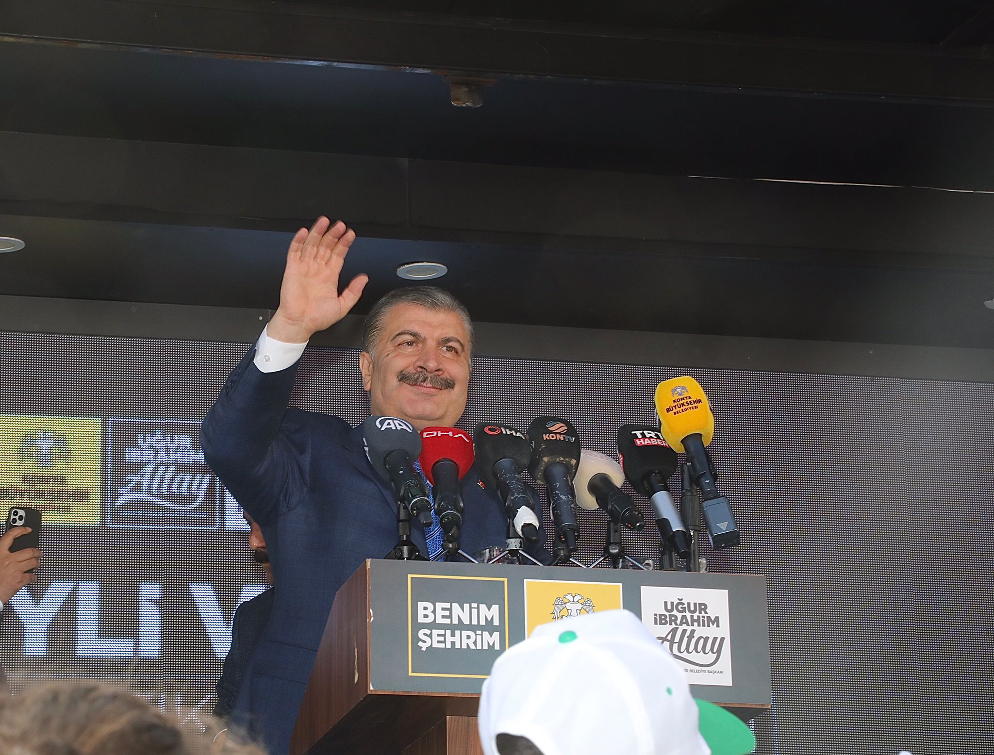 Sağlık Bakanı Koca Büyükşehir'in Cihanbeyli ve Gölyazı Atık Su Arıtma Tesislerini Açtı