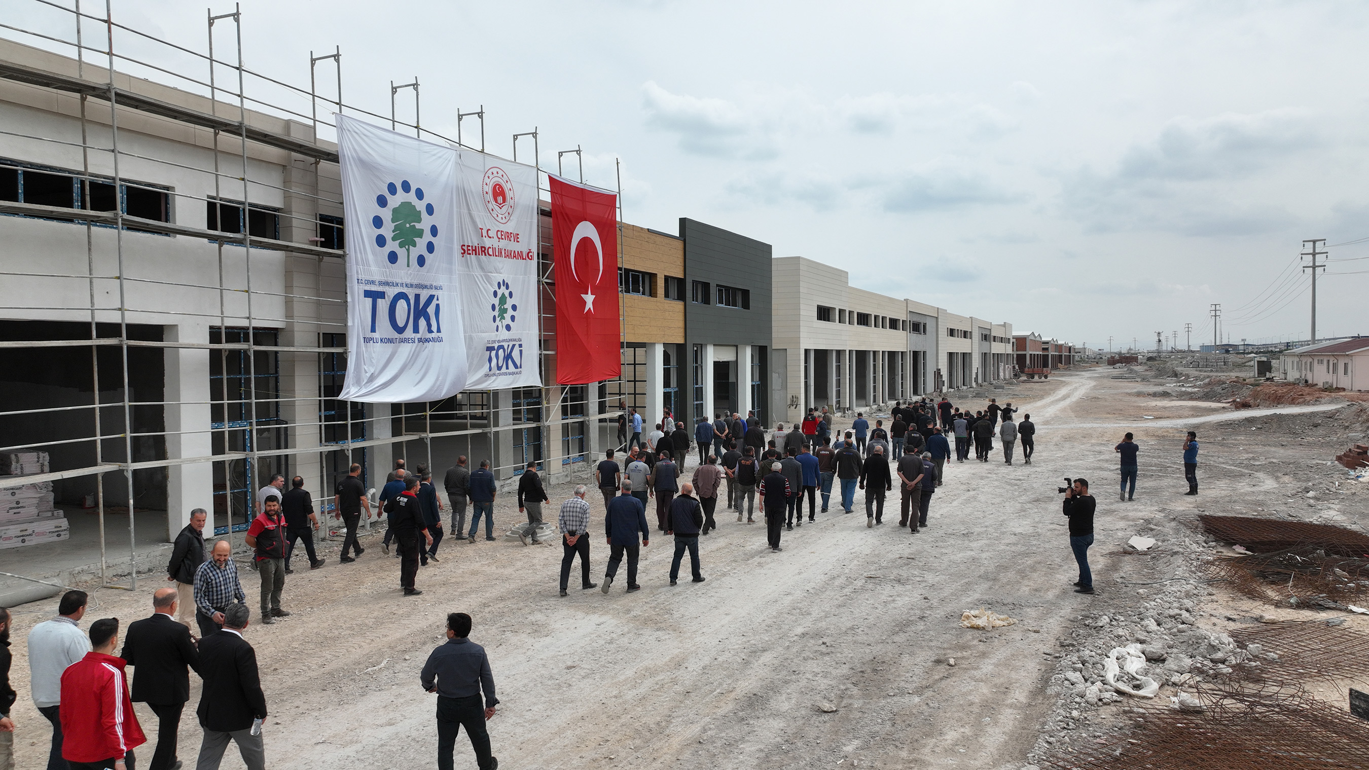 Eski Sanayi ve Karatay Sanayi Esnafı Yapımı Süren Yeni Sanayi Sitesini İnceledi