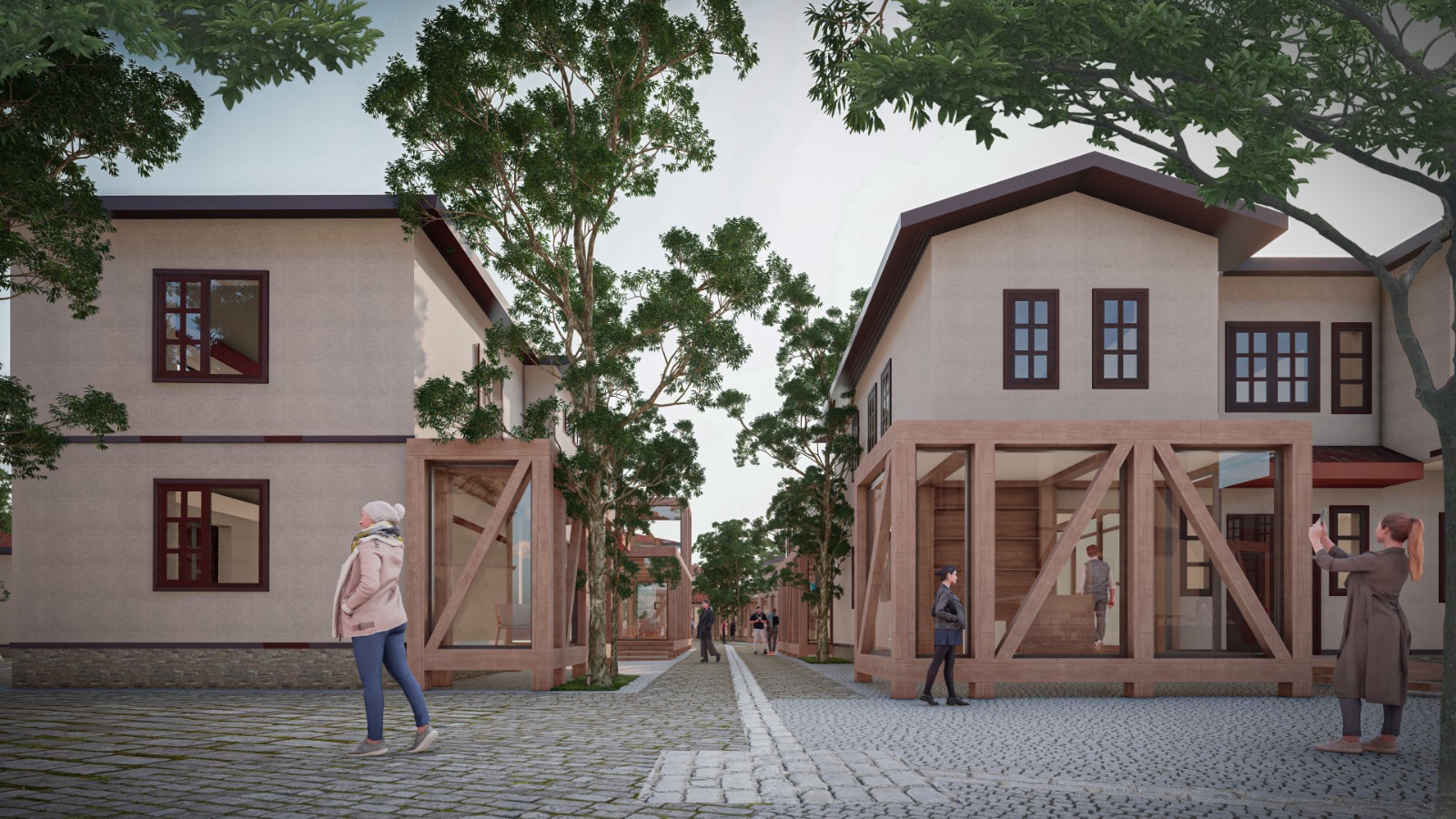 BAŞKAN ALTAY MEYDAN EVLERİ YENİLEME VE BİSİKLET MÜZESİ ÇALIŞMALARINI İNCELEDİ