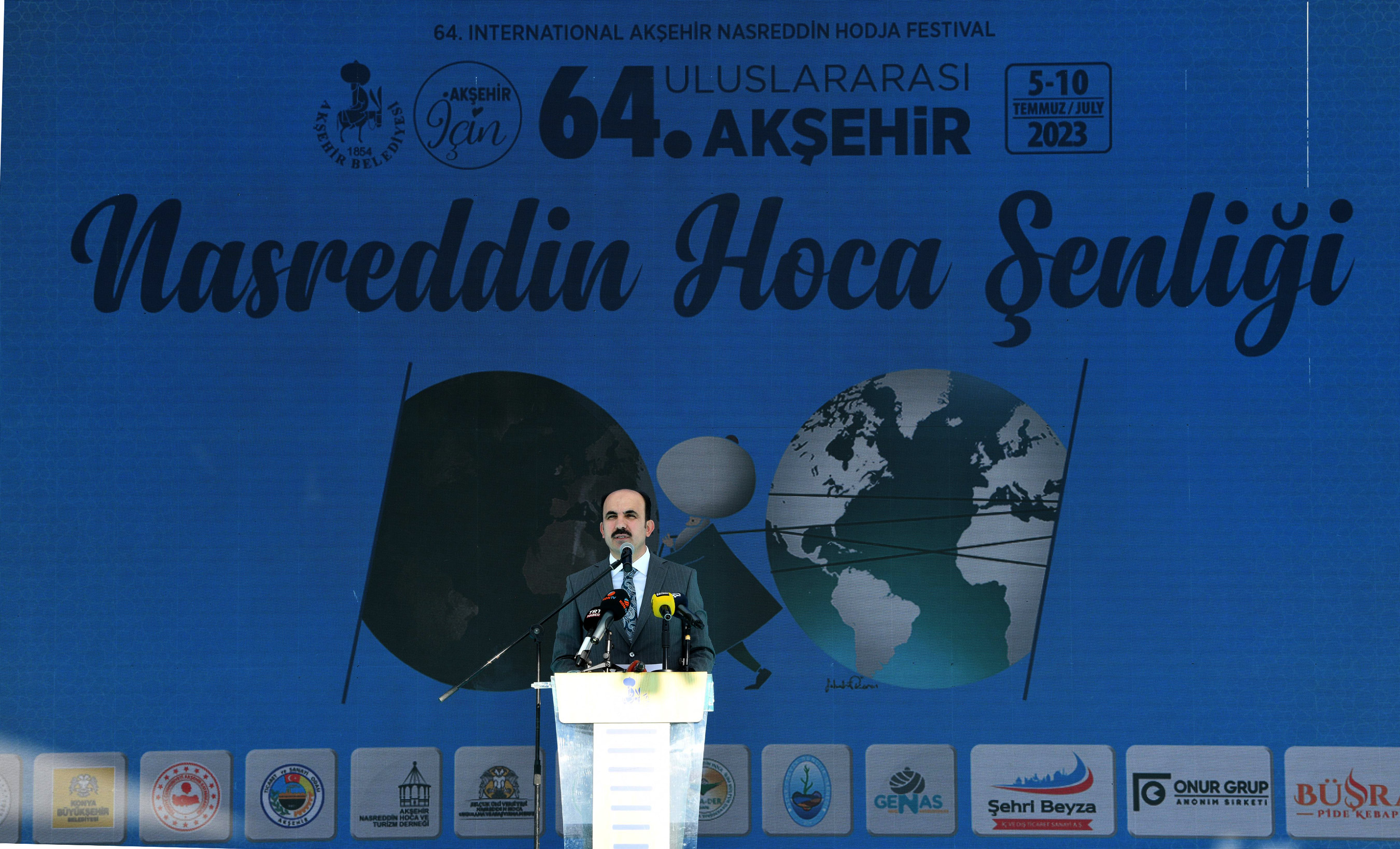 64. ULUSLARARASI NASREDDİN HOCA ŞENLİĞİ BÜYÜK COŞKUYLA BAŞLADI
