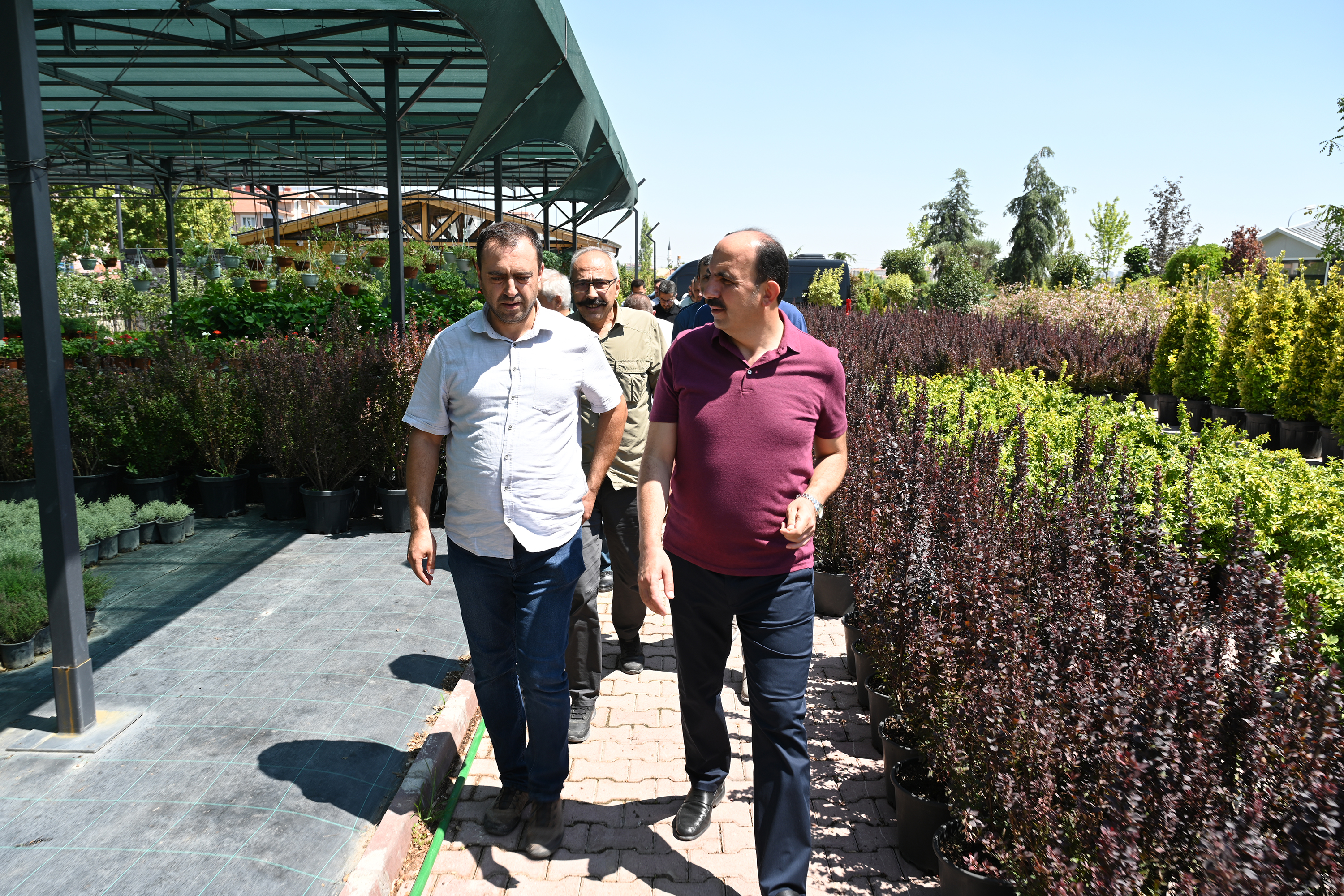 BAŞKAN ALTAY KONYA AĞAÇ A.Ş SATIŞ MERKEZİ’NDE İNCELEMELERDE BULUNDU