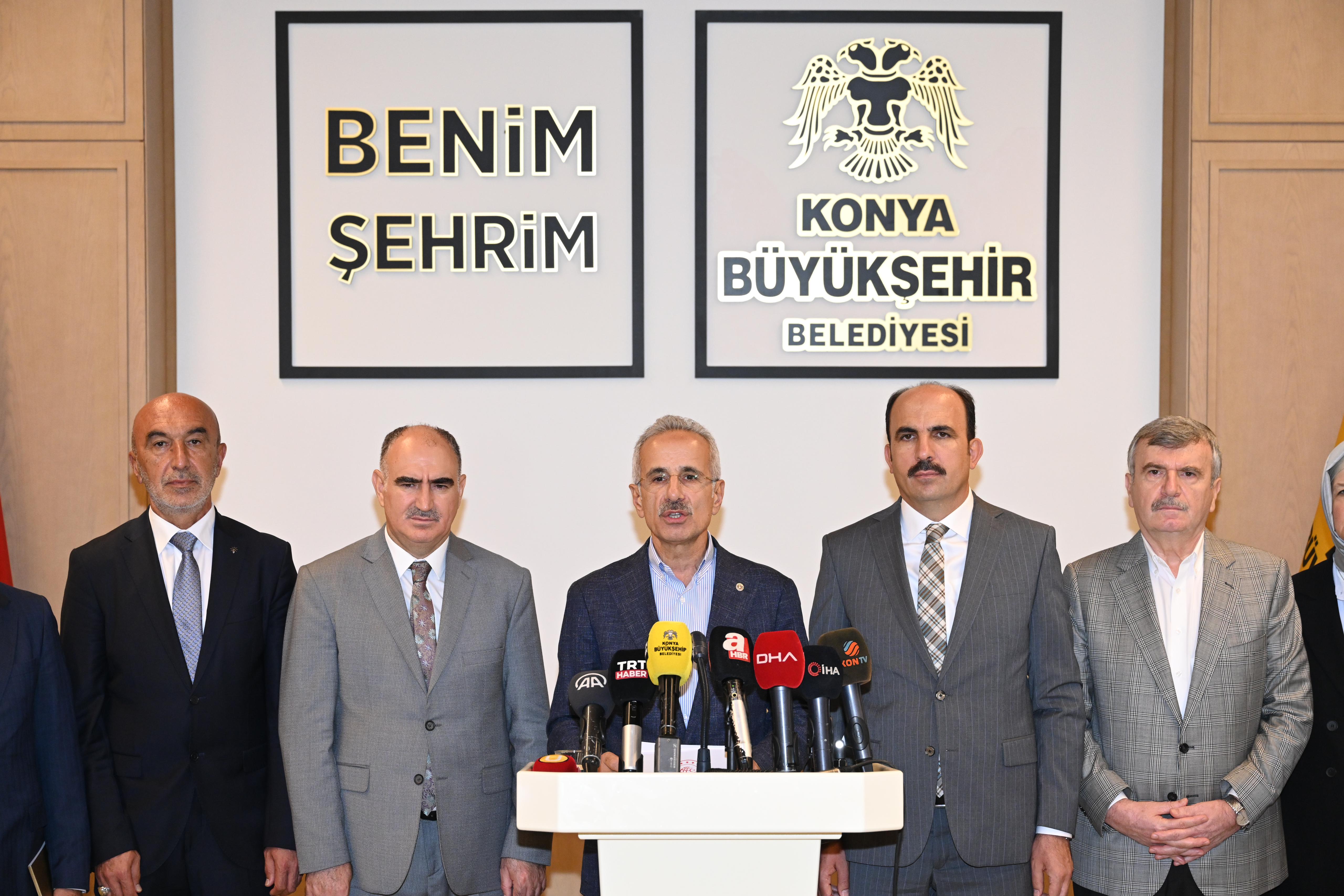 BAKAN URALOĞLU: “KONYA’YI ÇOK ÖNEMLİ LOJİSTİK BİR ÜS HALİNE GETİRDİK”