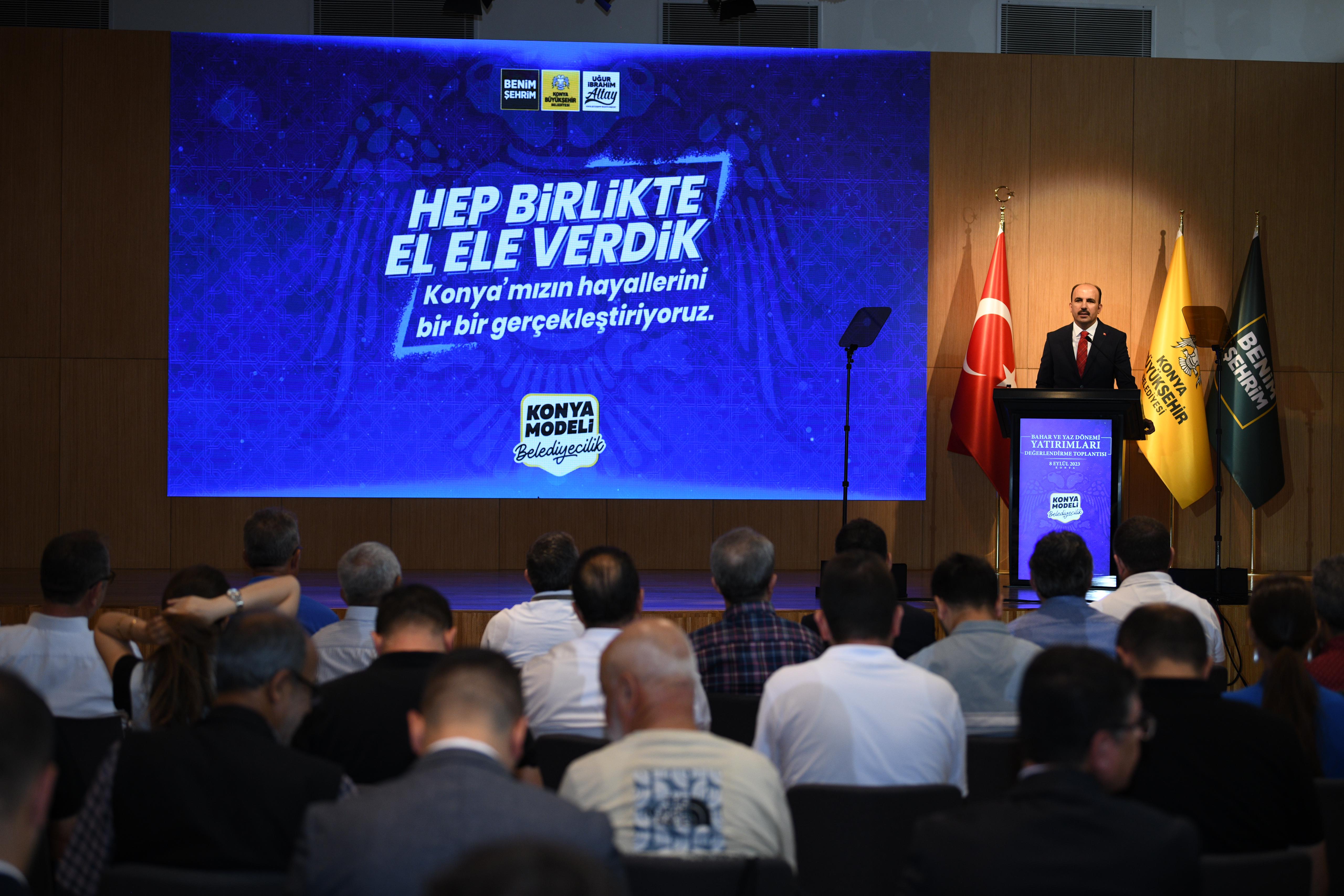 BAŞKAN ALTAY: “TEK DERDİMİZ KONYA’YA VE KONYALILARA HİZMET ETMEK”