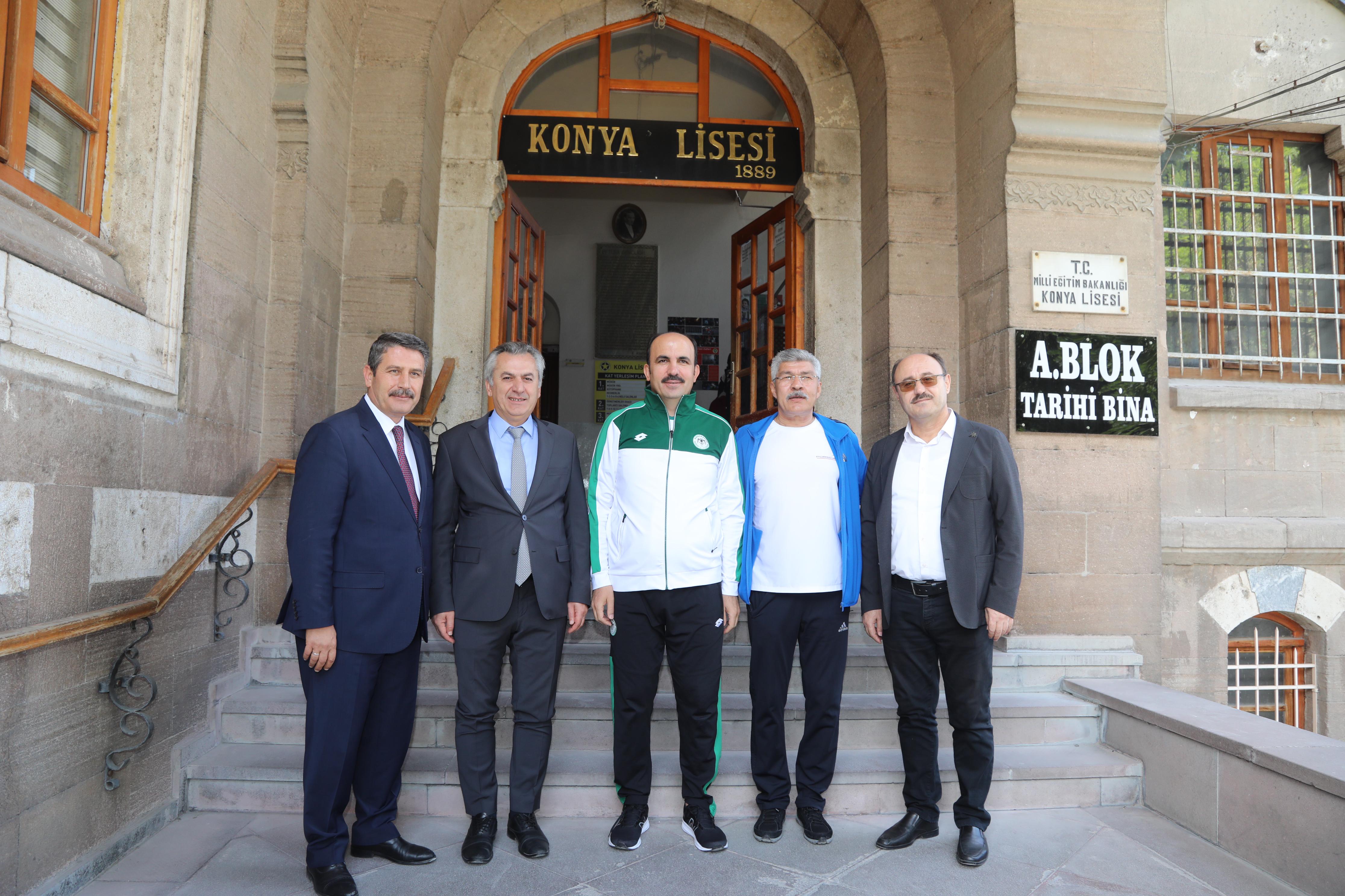 KONYA LİSESİ KONFERANS VE SPOR SALONU HİZMETE AÇILDI