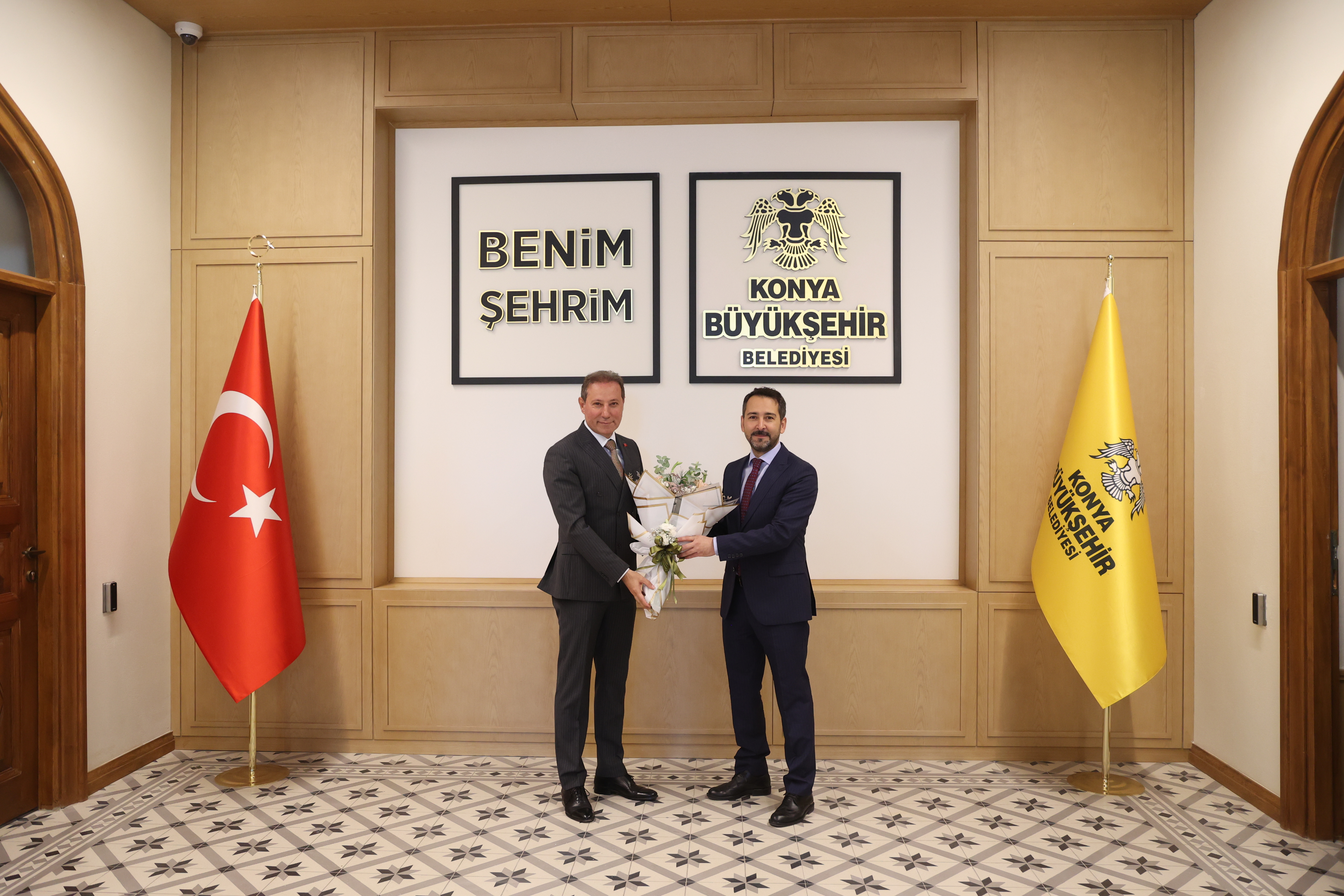 KONESOB’DAN AHİLİK HAFTASI’NDA KONYA BÜYÜKŞEHİR’E ZİYARET