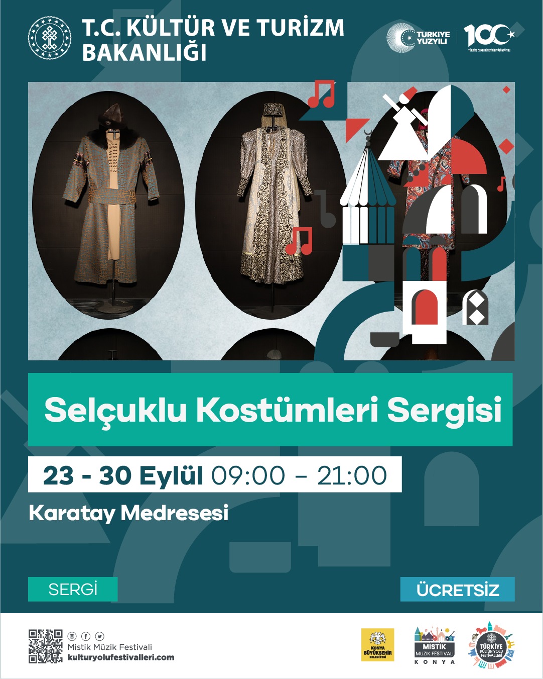 KÜLTÜR YOLU FESTİVALİ KAPSAMINDA ULUSLARARASI KONYA MİSTİK MÜZİK FESTİVALİ BAŞLIYOR